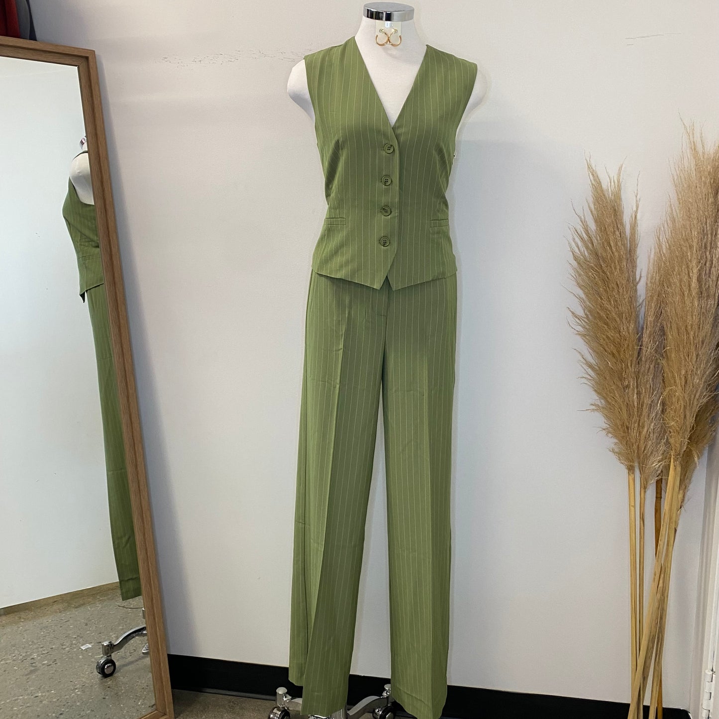Boss Babe Set-Olive