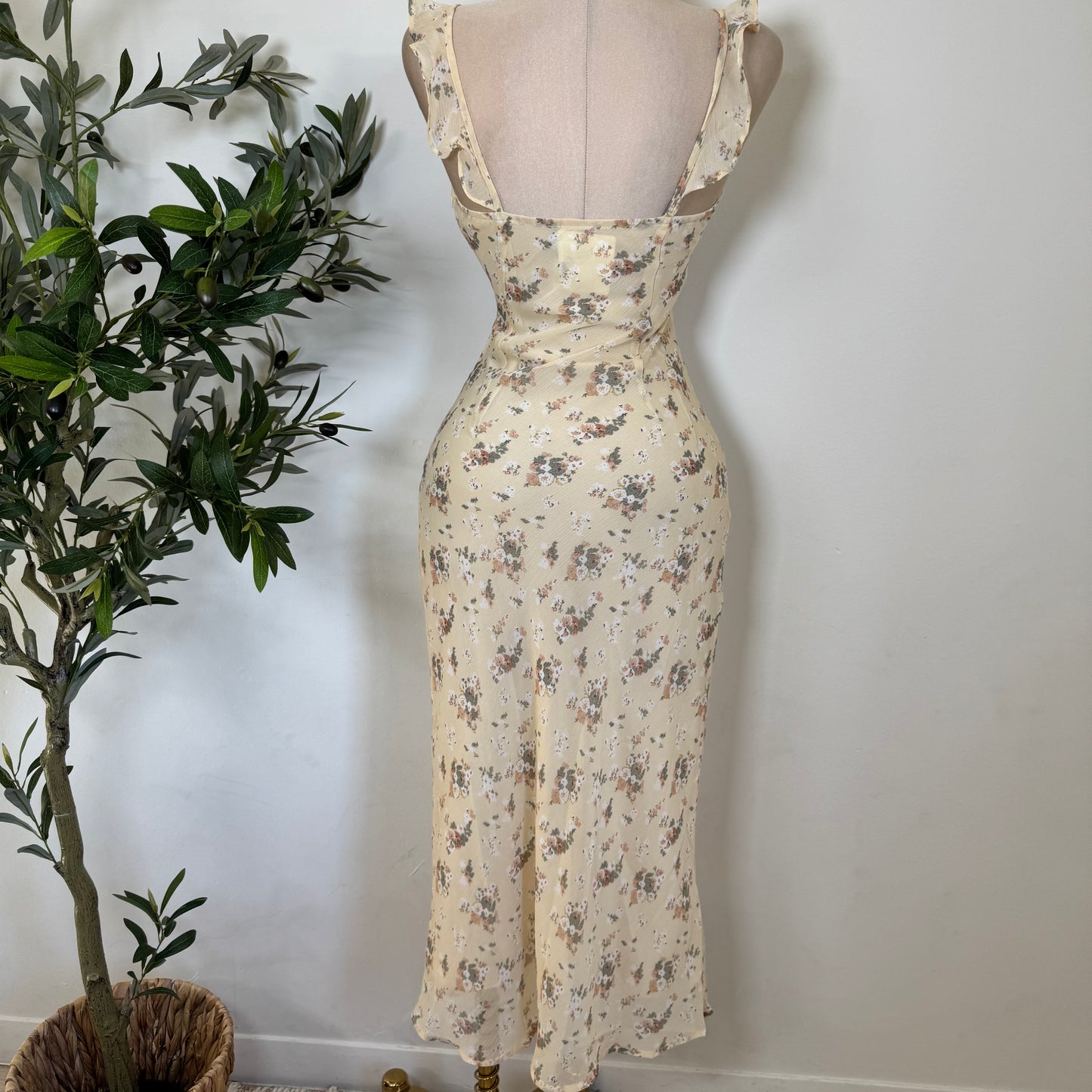 Ada Maxi Dress-Butter Yellow