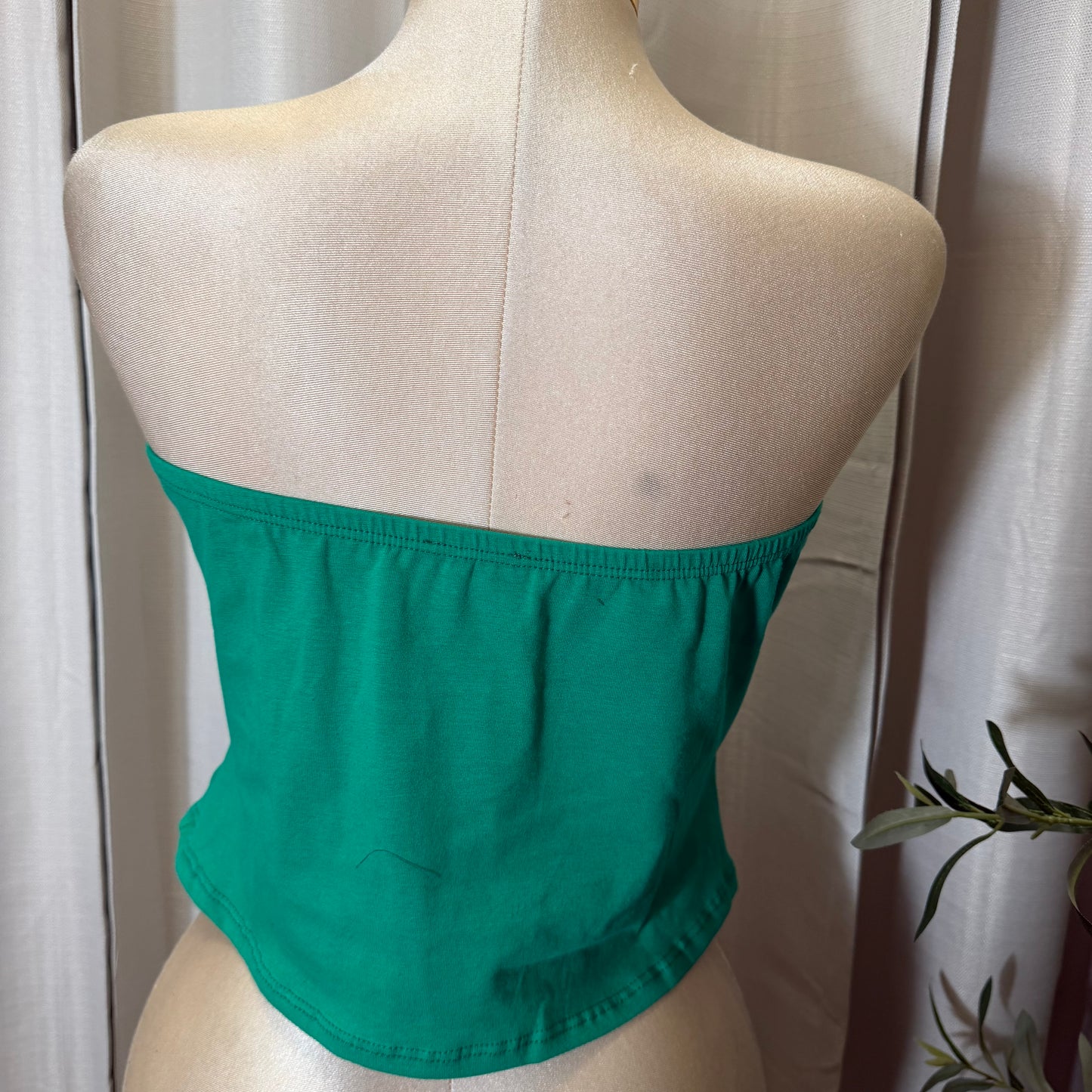 PL-Tube with Mexico Print Top-Green