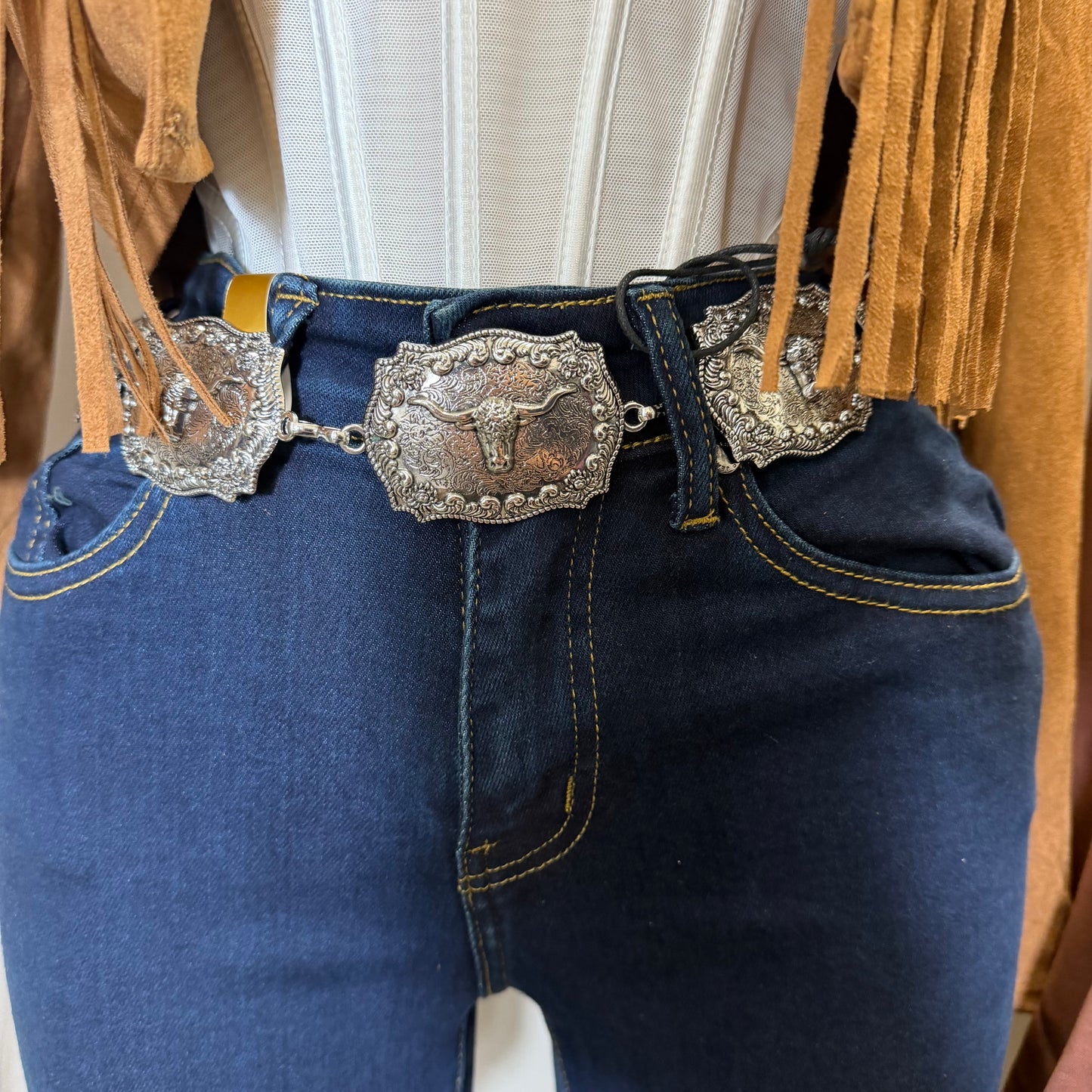Toro Chain Belt-Silver