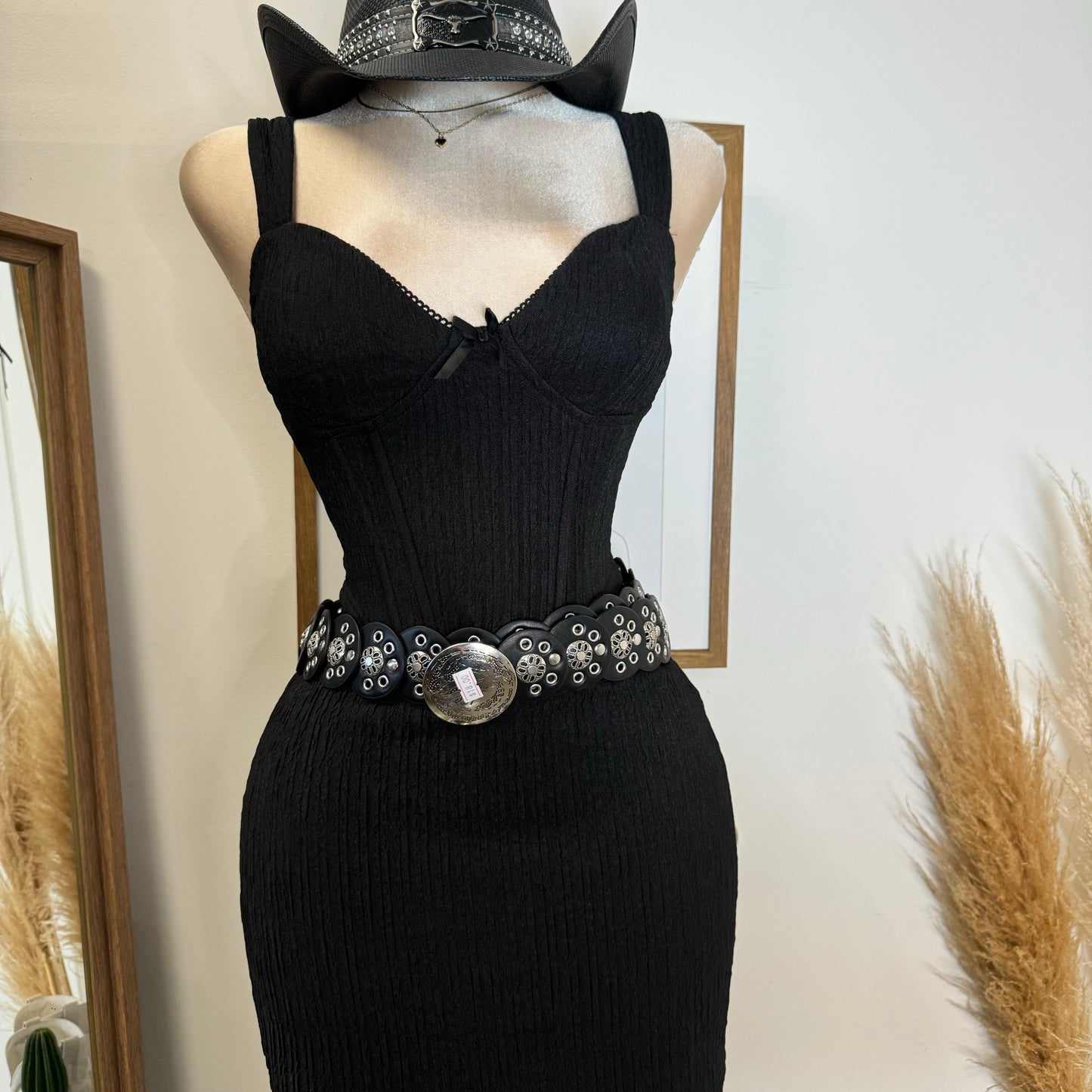 Cancun Corset Skirt Two Piece -Black1