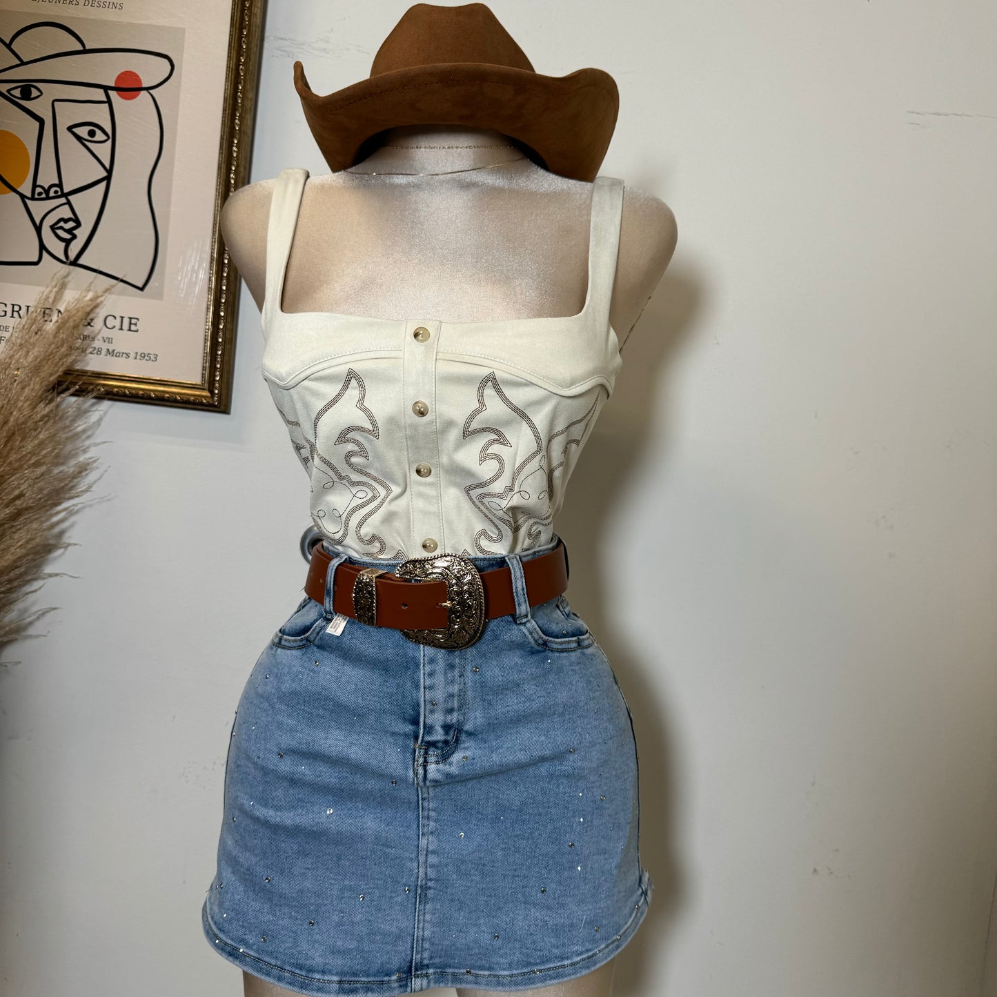 La chona Corset-Cream