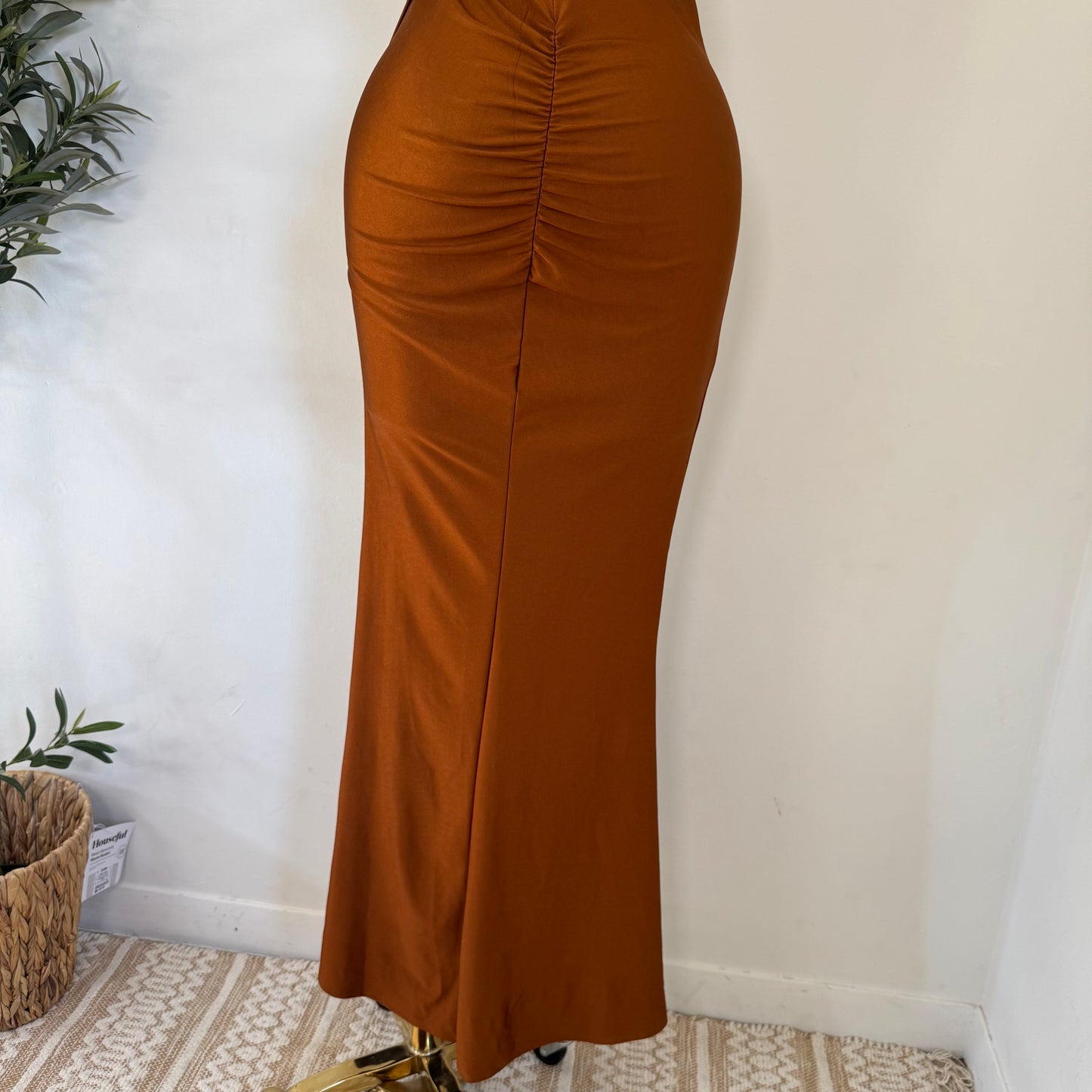 Gala Dress-Brown