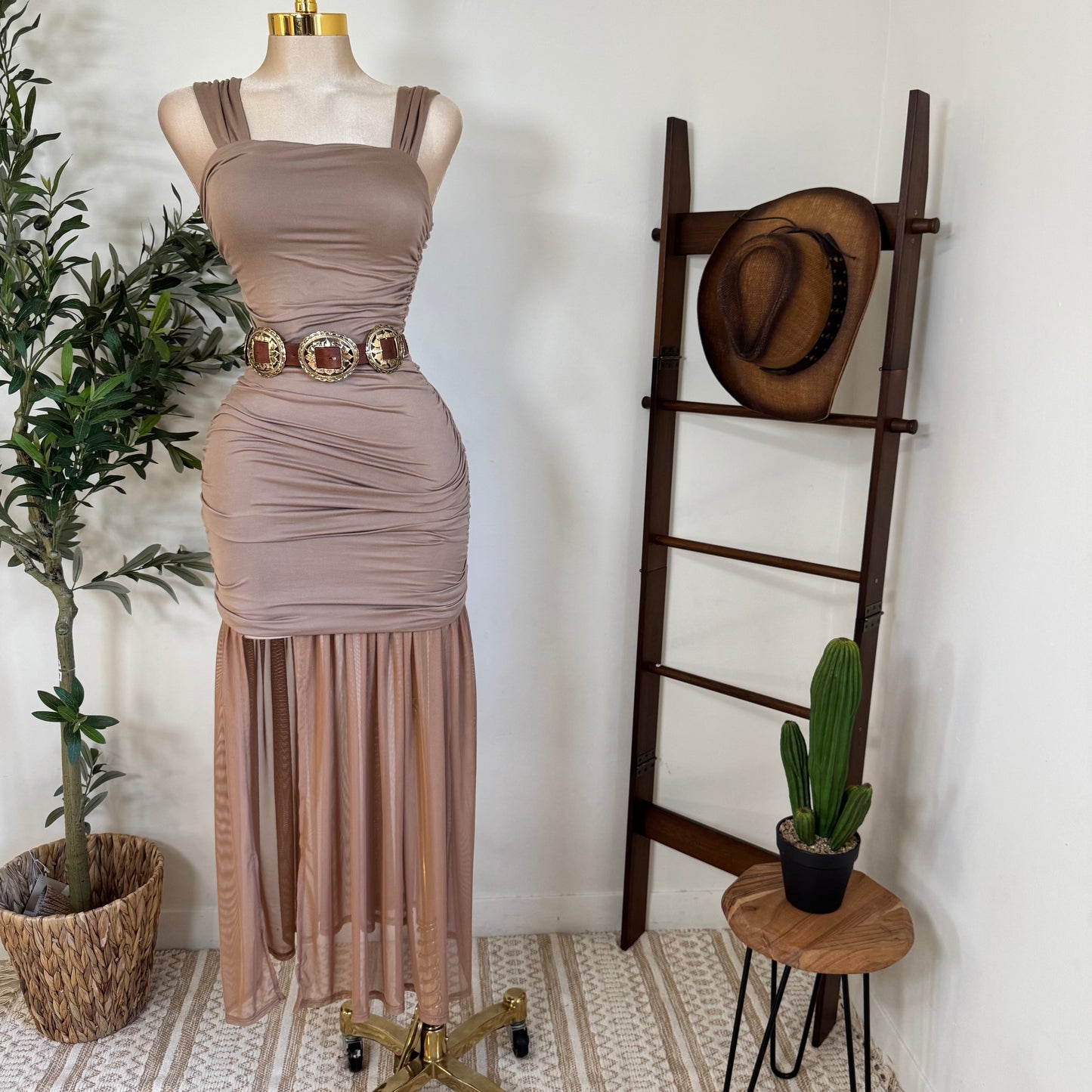 Ella Dress-Mocha