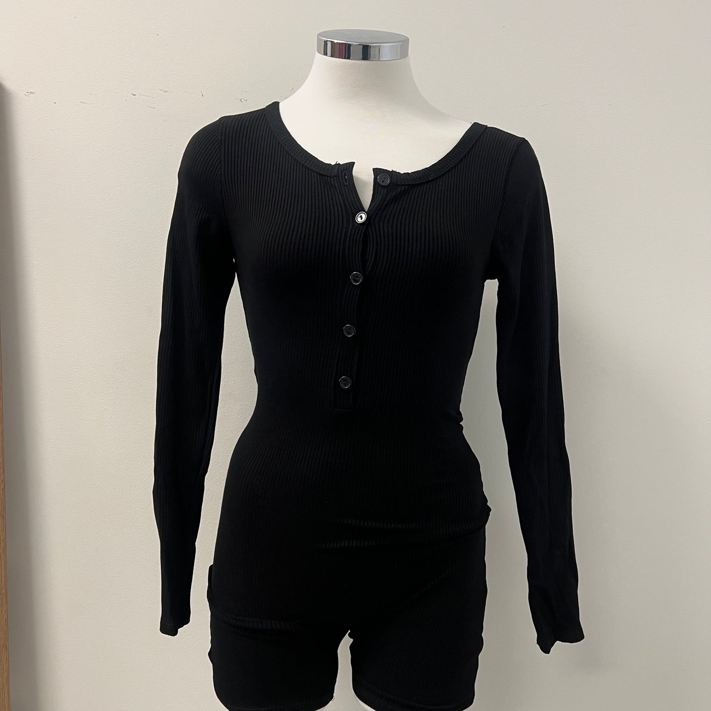 Nadia Romper -Black