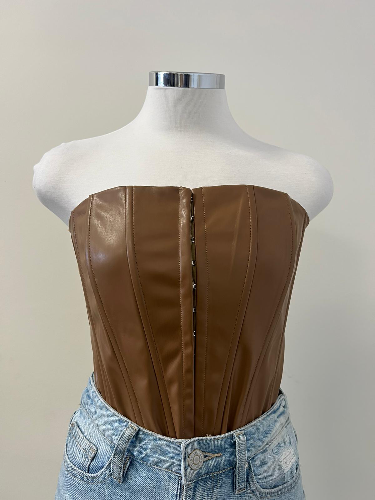 Bella Corset - Brown
