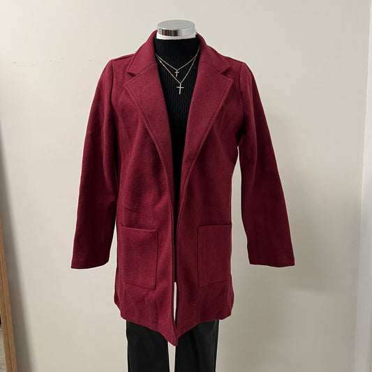 Coat -Burgundy