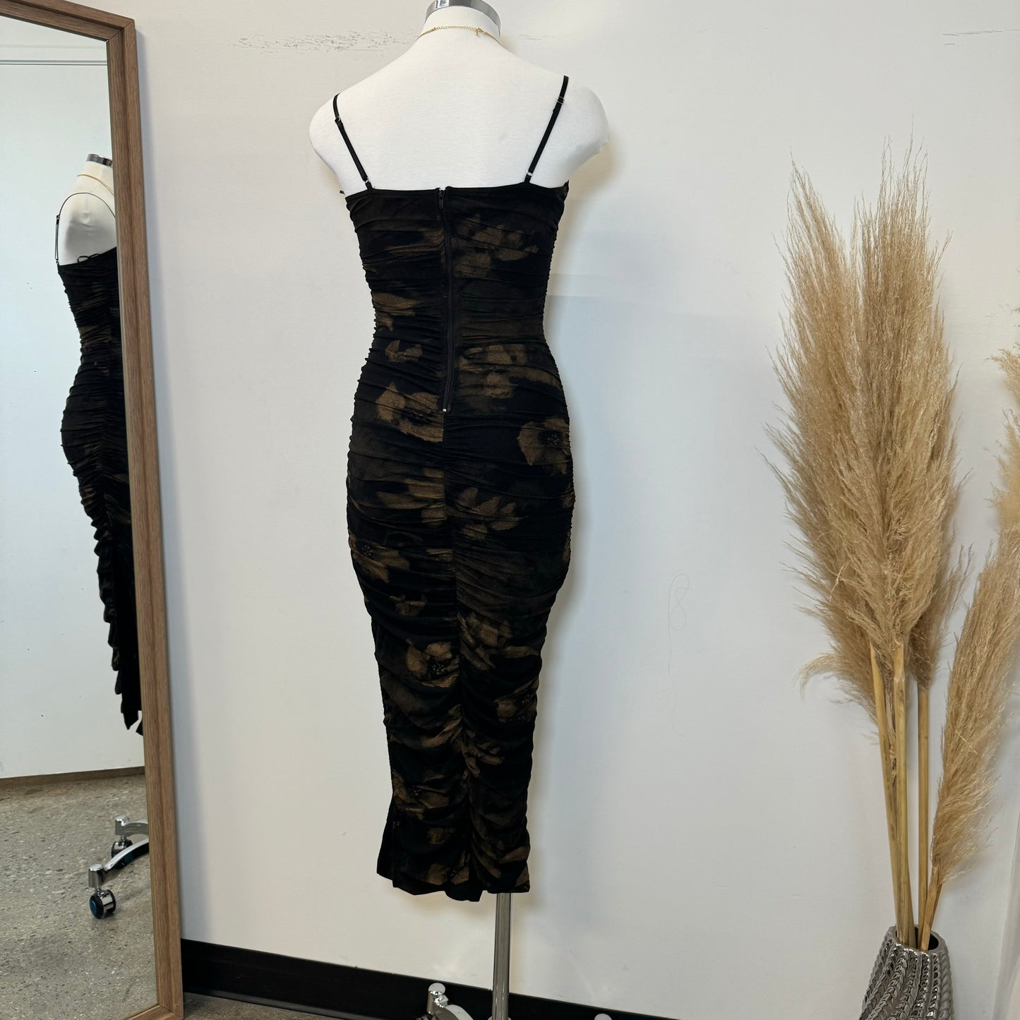 Kya Dress-Black/Gold