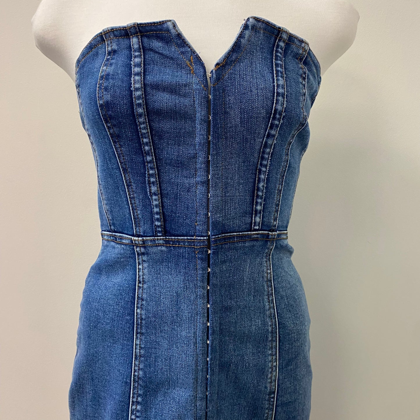 Laila Denim Dress-Denim