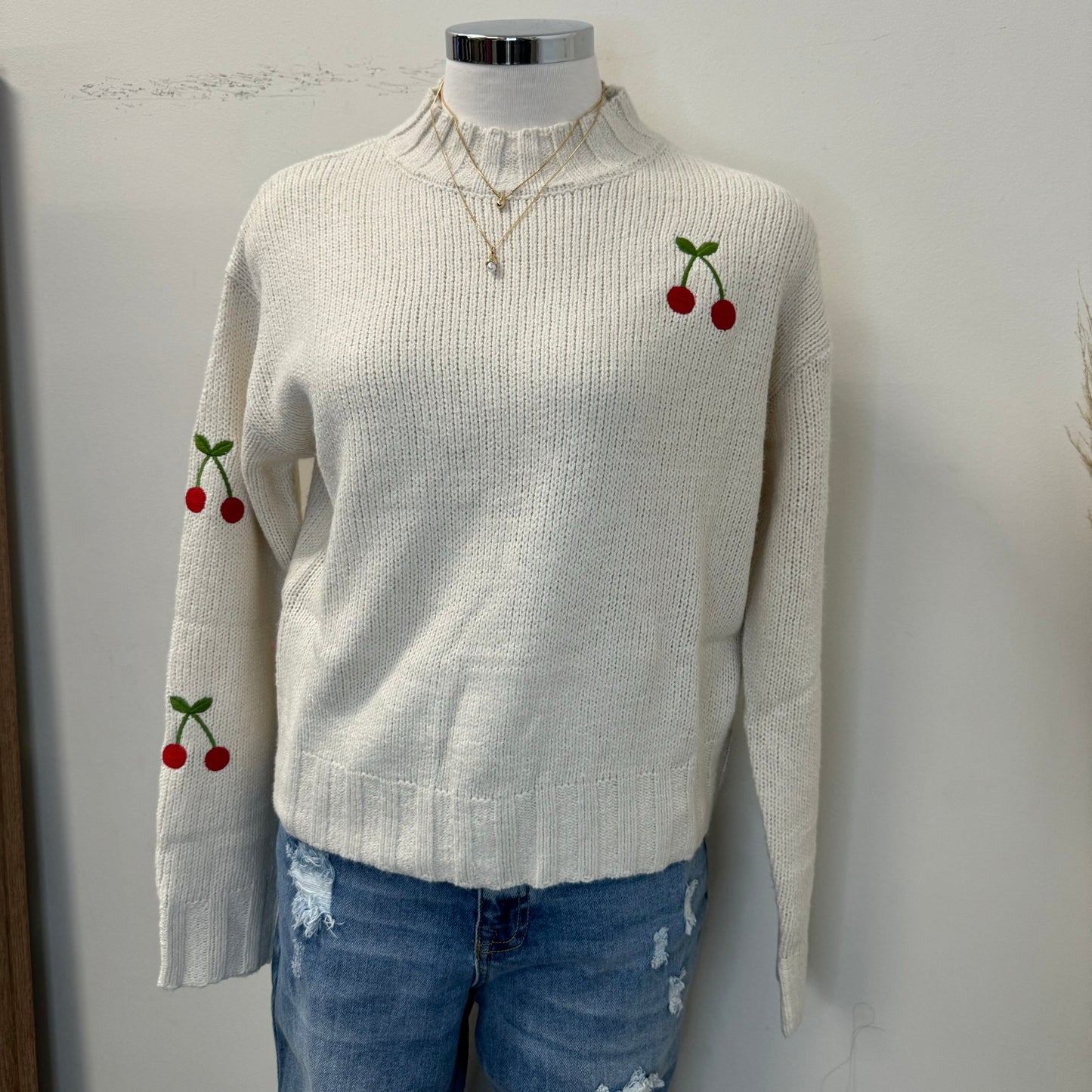 Cereza Sweater-Ivory