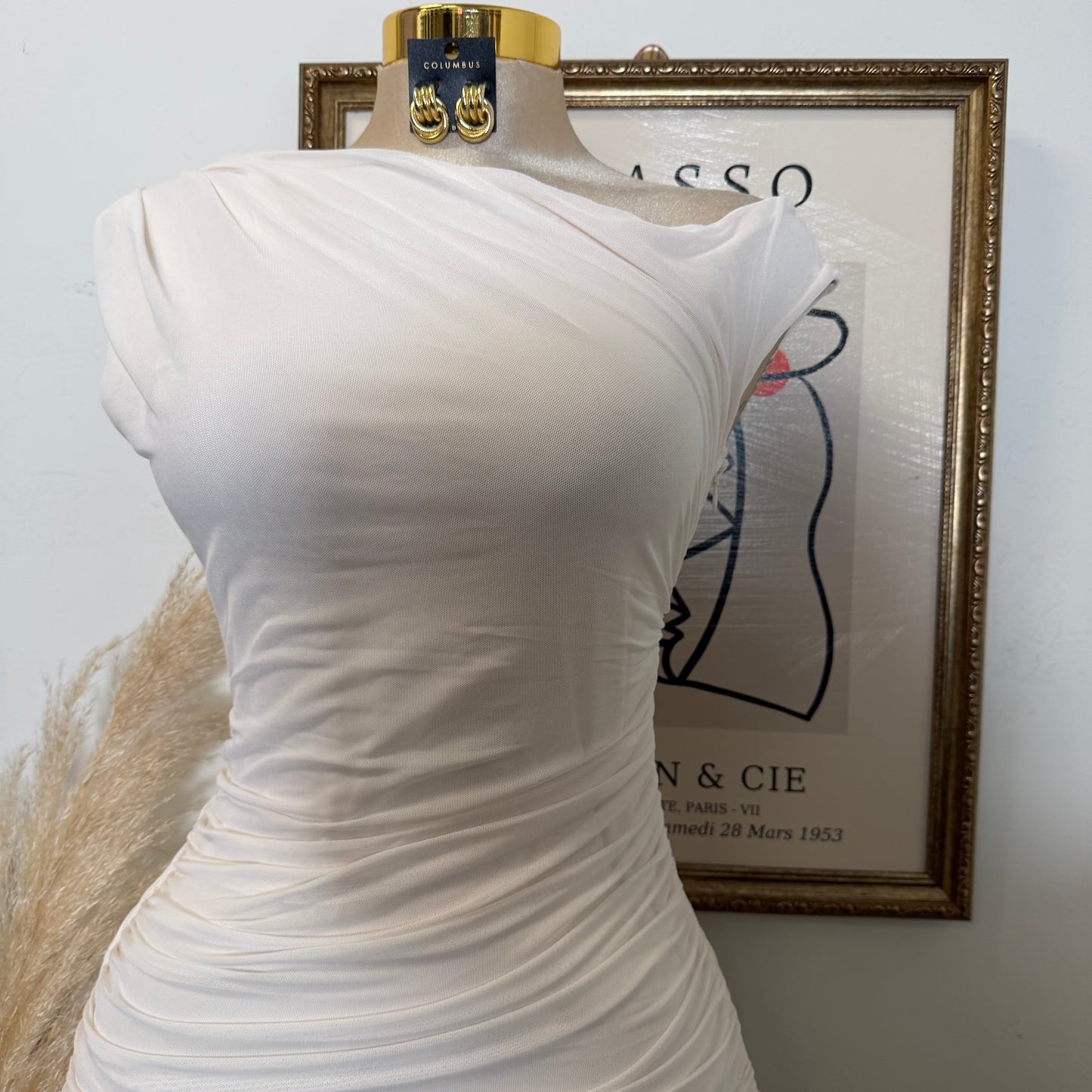 Luxi Dress-Ivory
