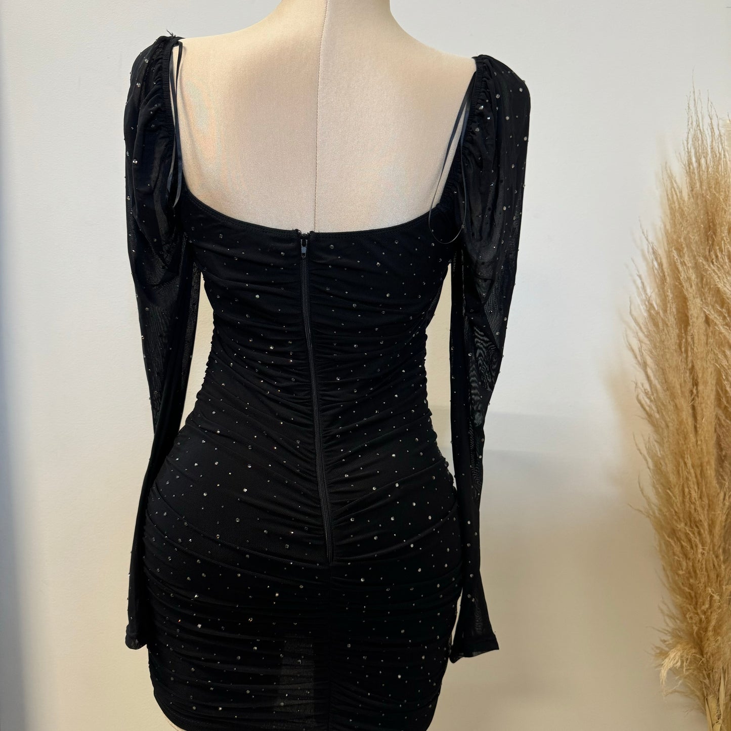 Vivian Mini Dress-Black