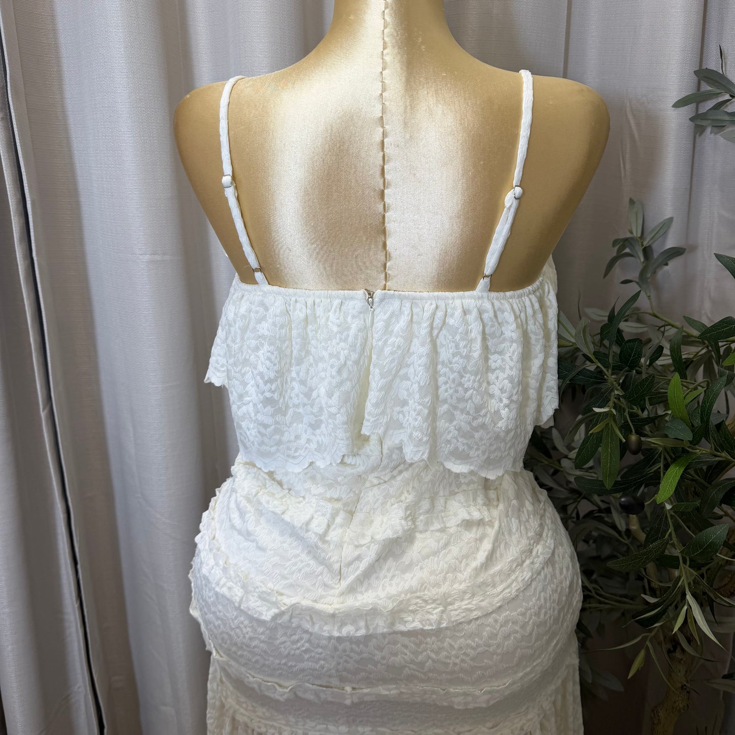 Luxe Desire Maxi Dress-Cream