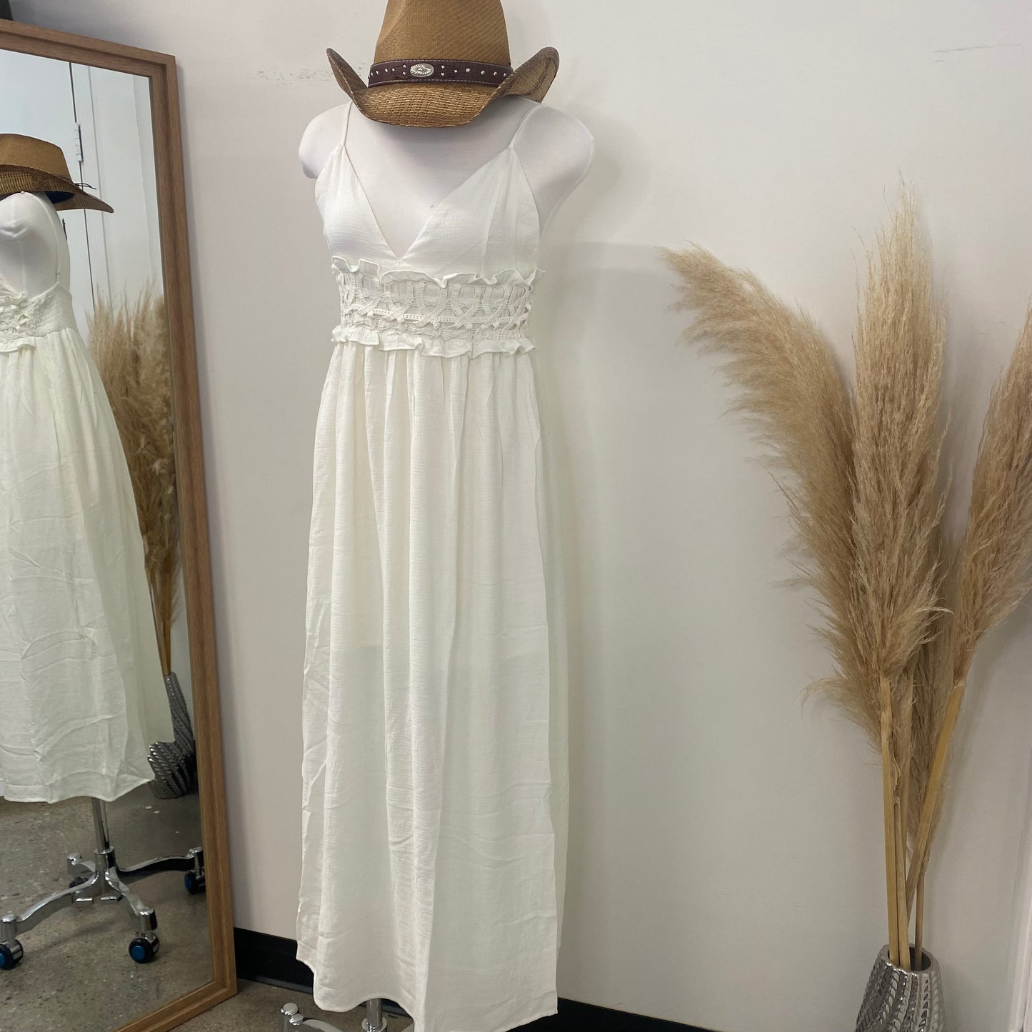 Tu Maxi Dress-White