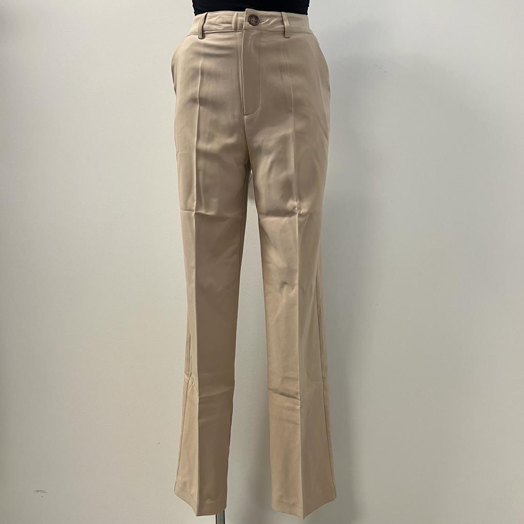 Leona Formal Straight Leg Blazer Pants-Camel