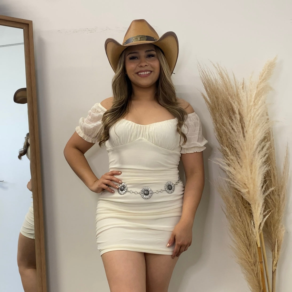 Jaripeo Dress-Ivory