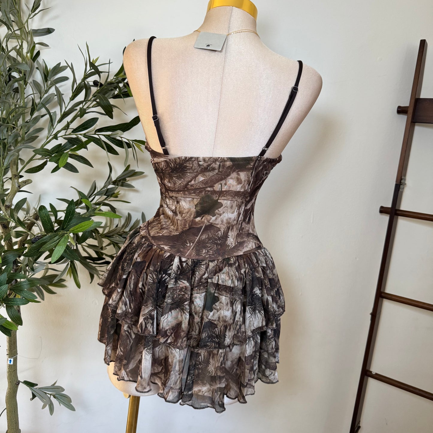 Camo Dress with shorts Underneath-Camo