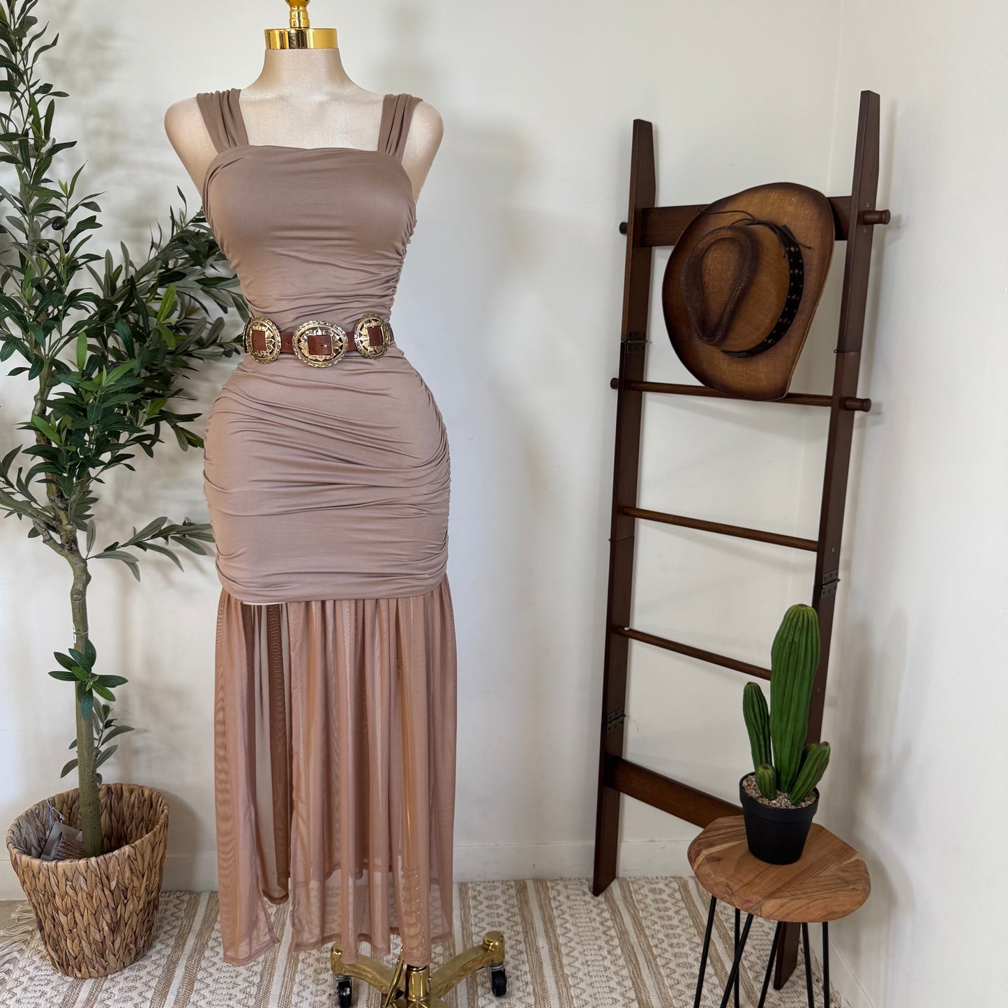 Ella Dress-Mocha