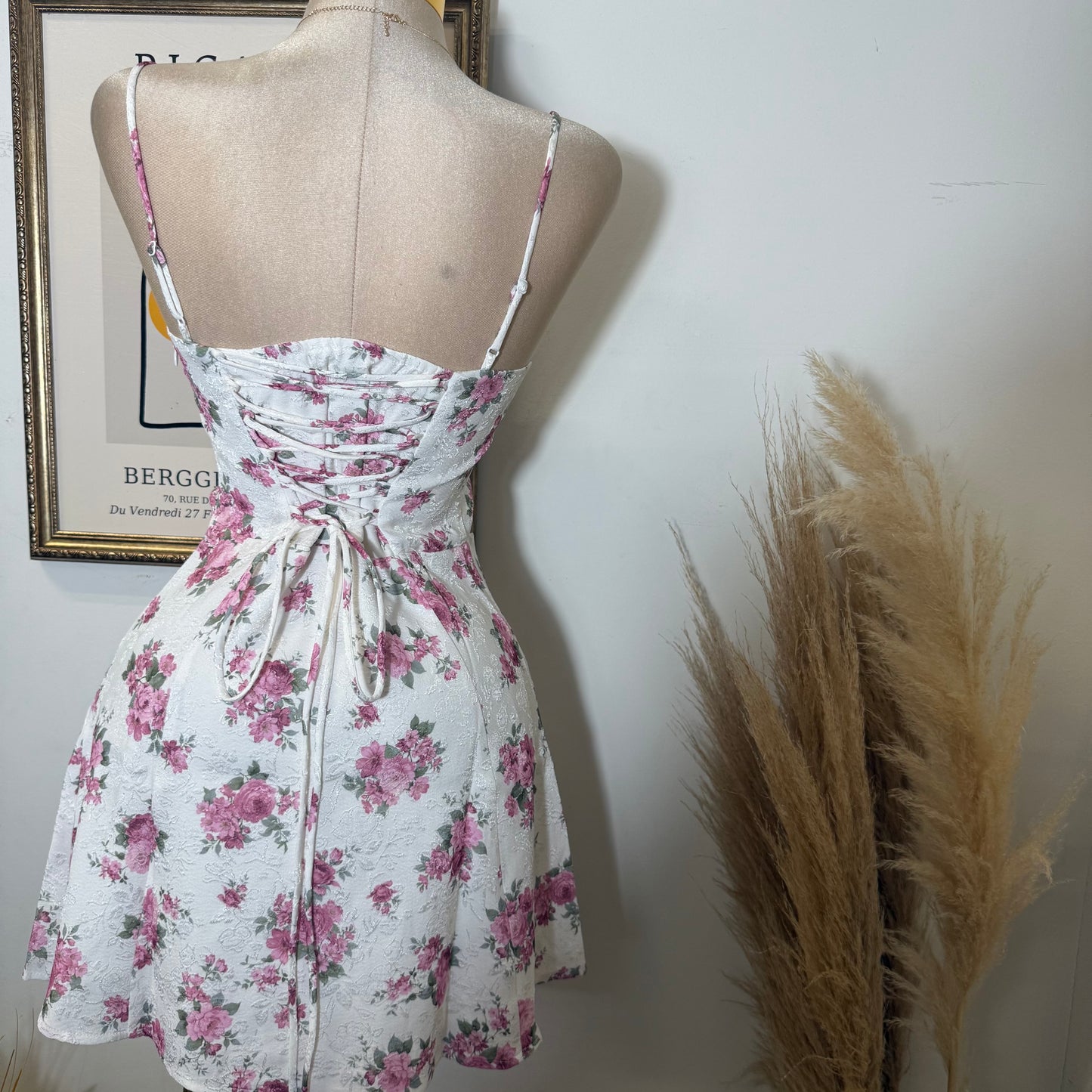 Flower Jacquard Print-Ivory