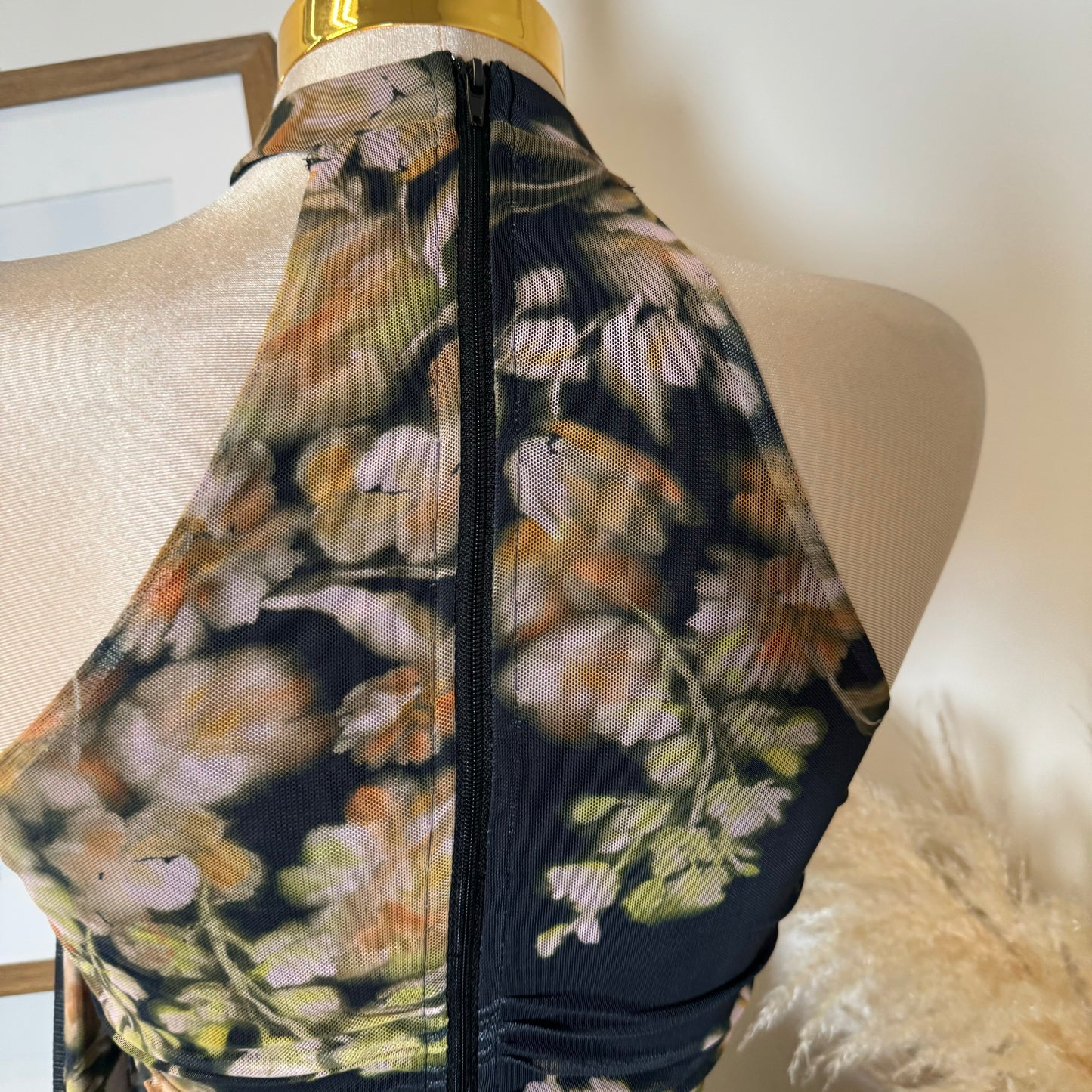 Evonne Dress-Floral Black