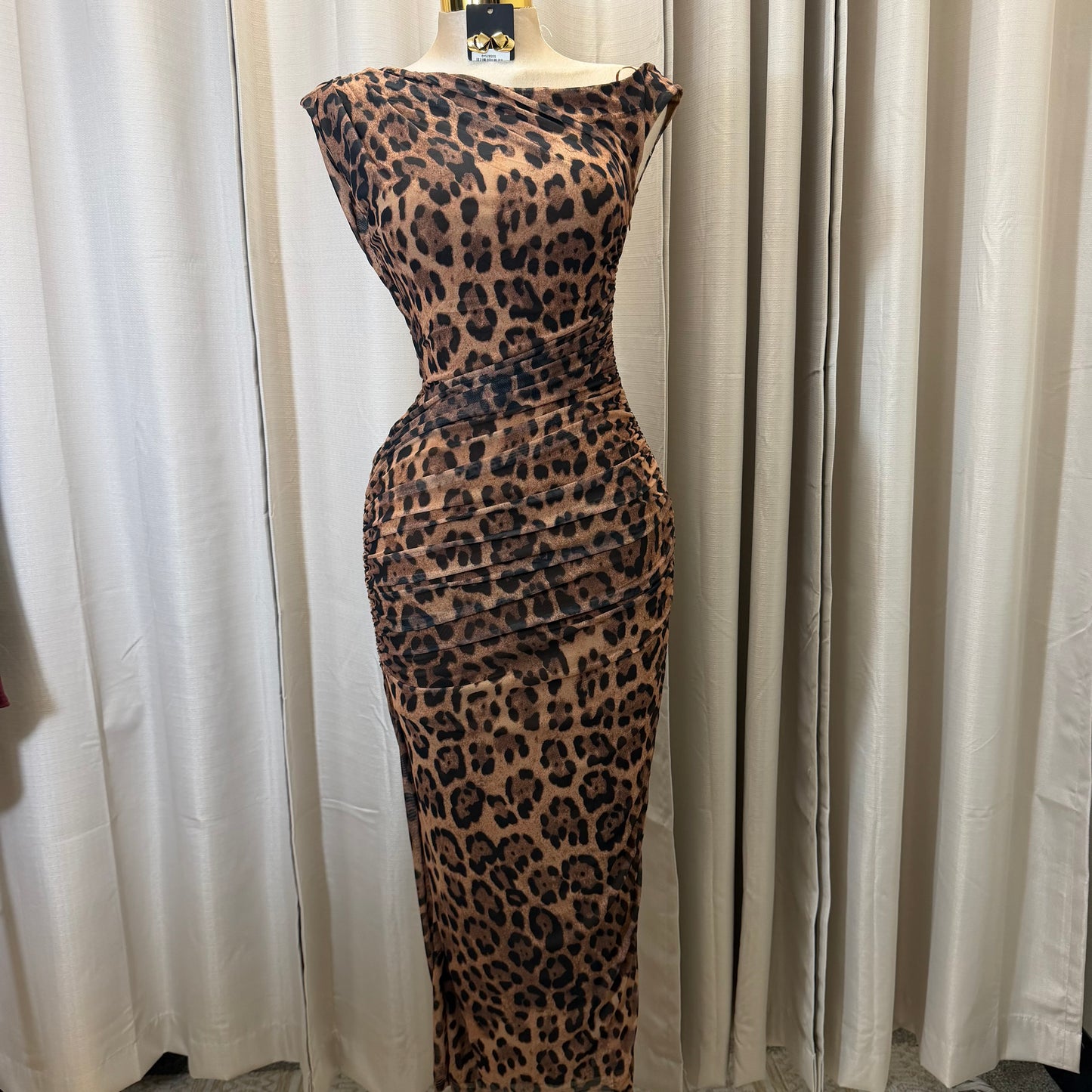 Luxi Dress-Leopard/Cheetah