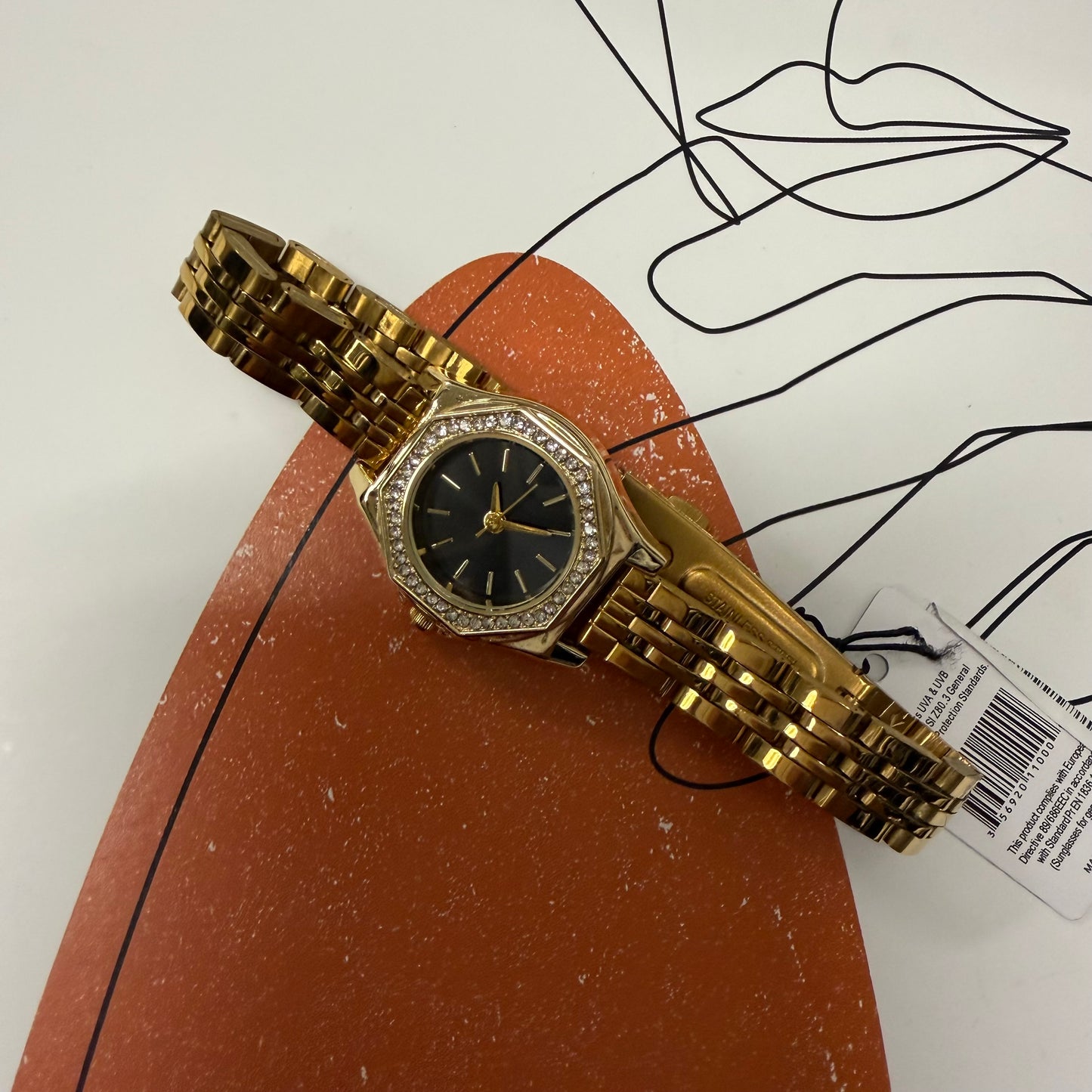 Gold/Black Watch