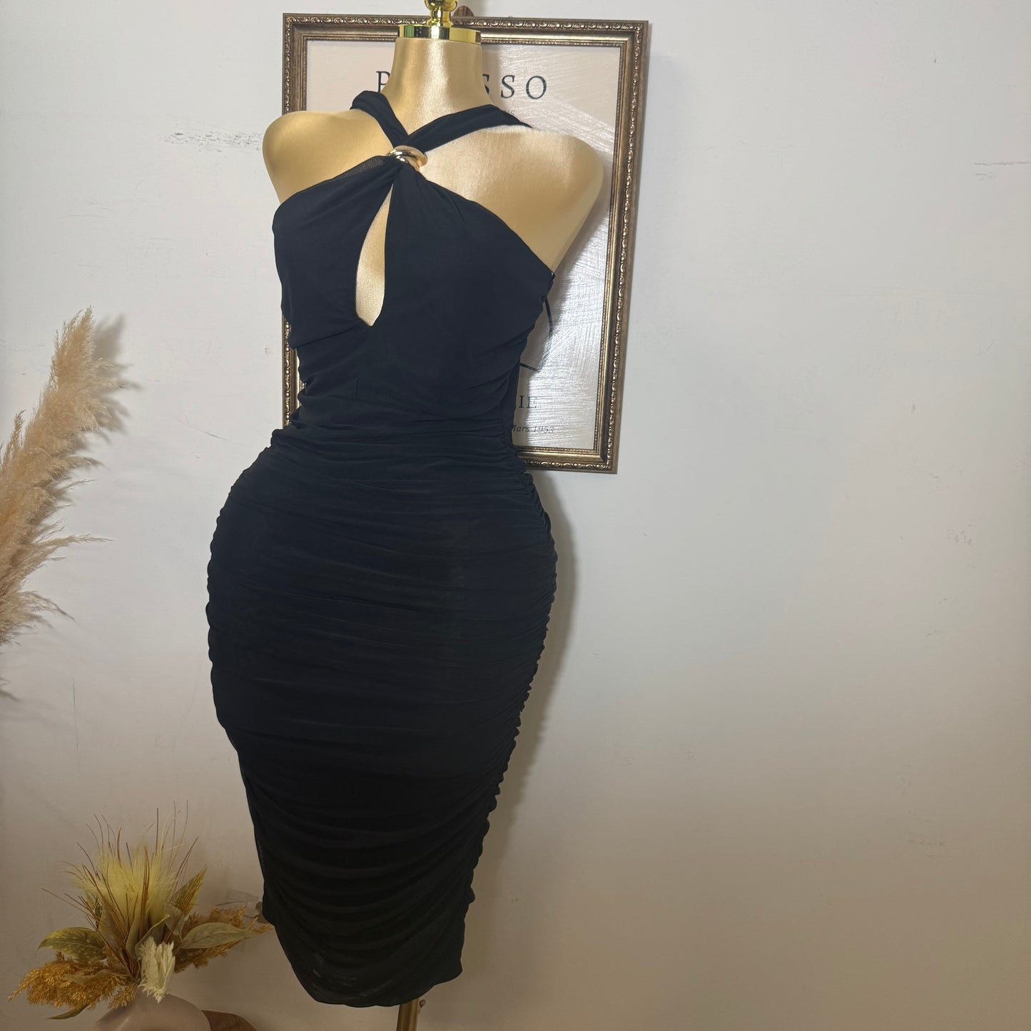 Inara Plus size Dress-Black