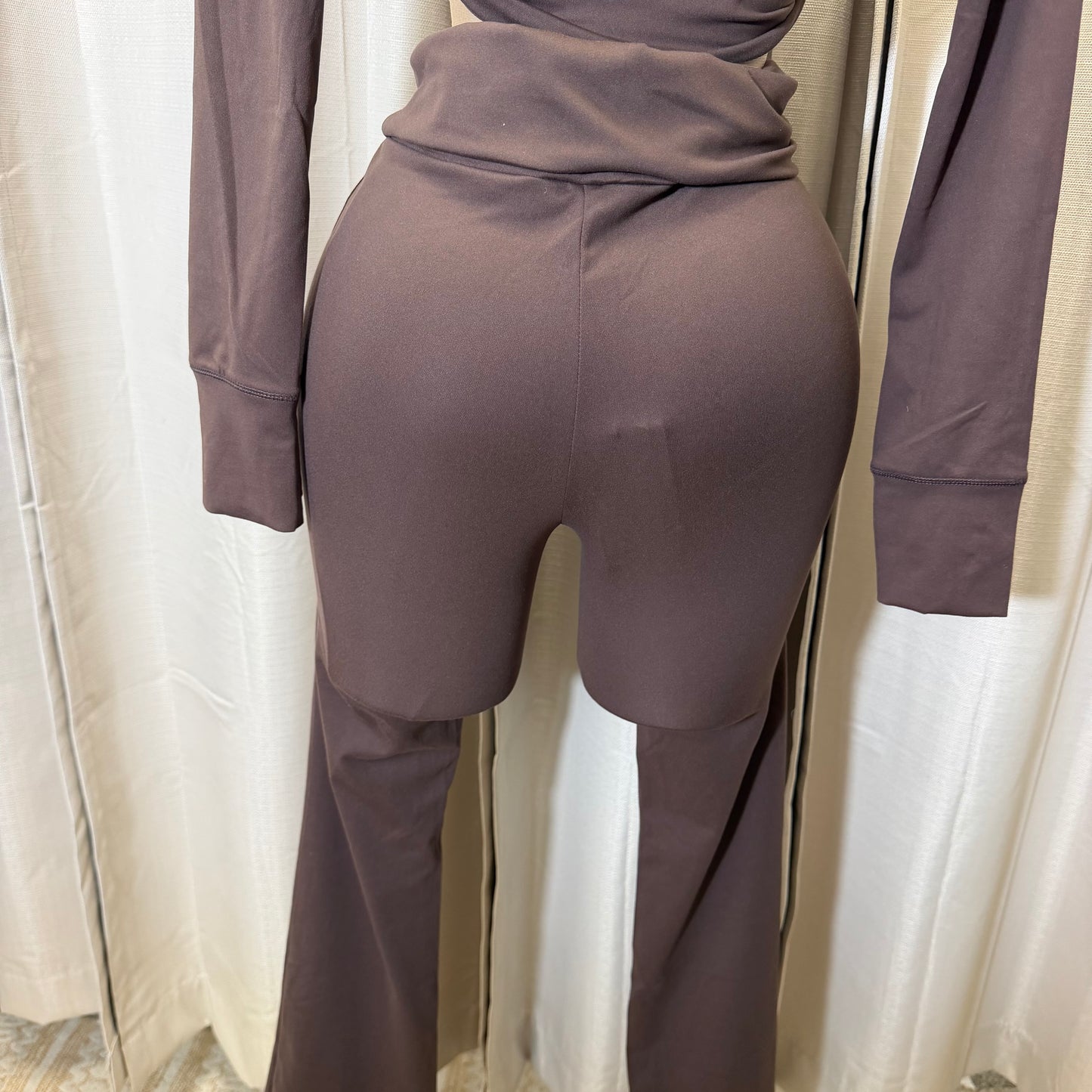 Flare  Pants - Brown