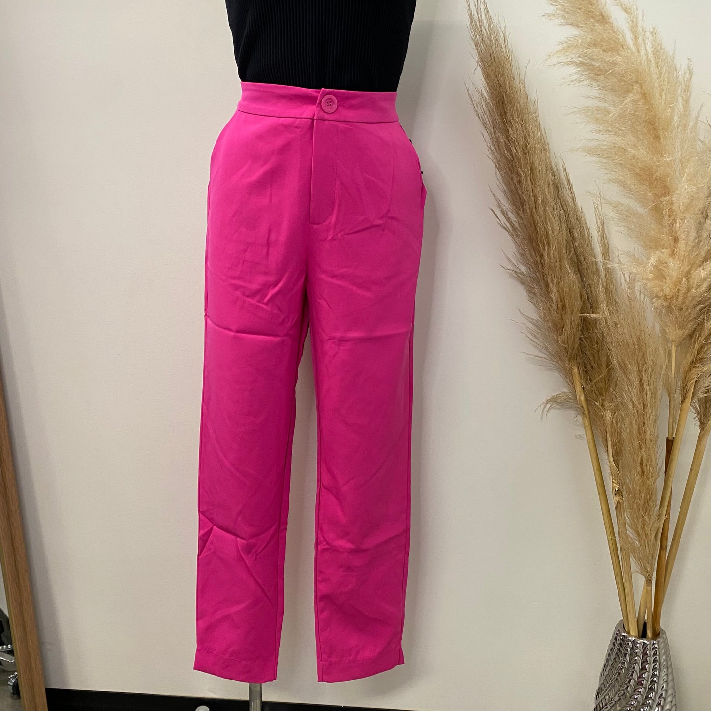 Ellen Tailored Pants-Fuchsia