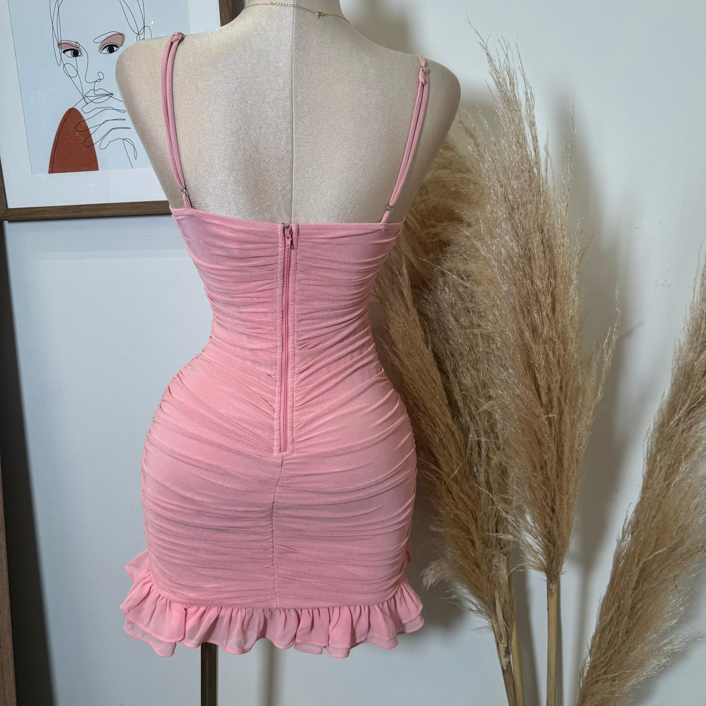 Chic Me Dress-Pink