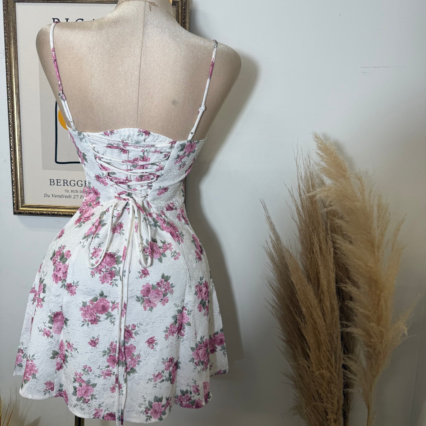 Flower Jacquard Print-Ivory