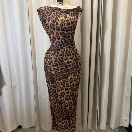 Luxi Dress-Leopard/Cheetah