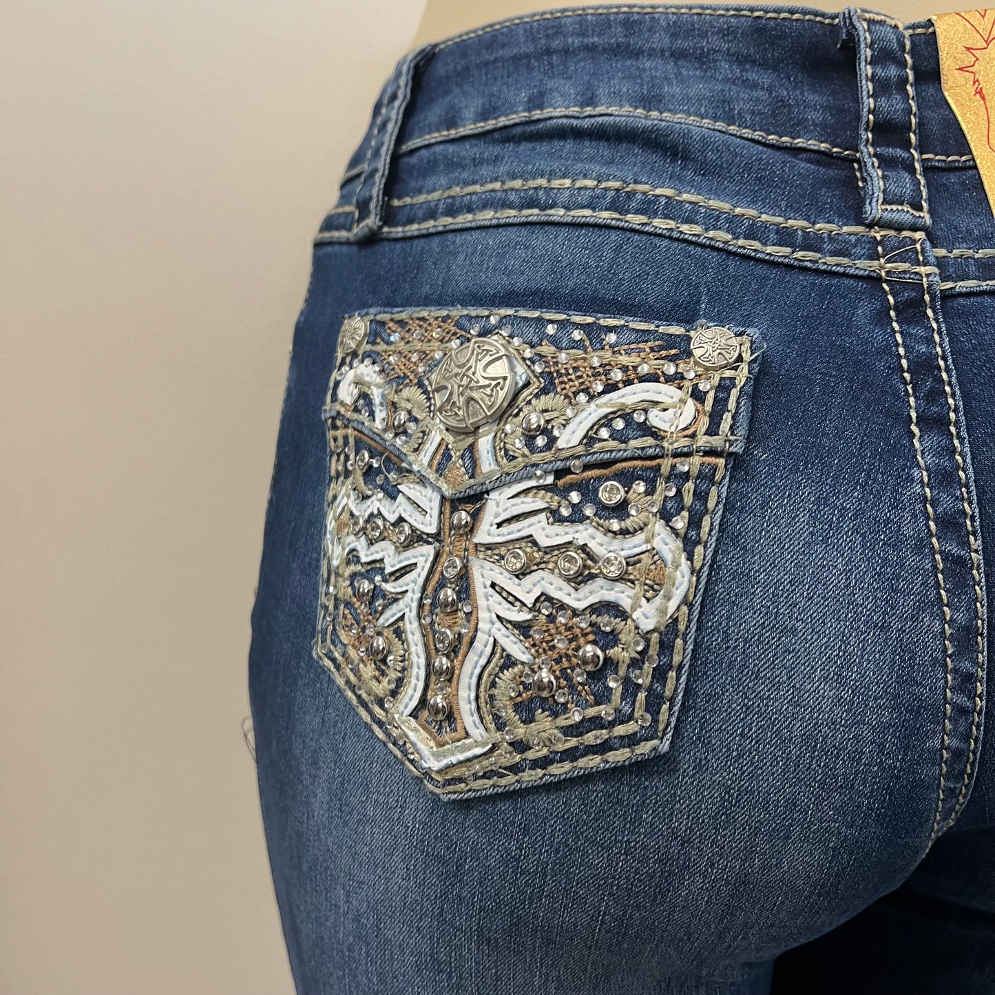 Texas Bootcut Jeans-Blue