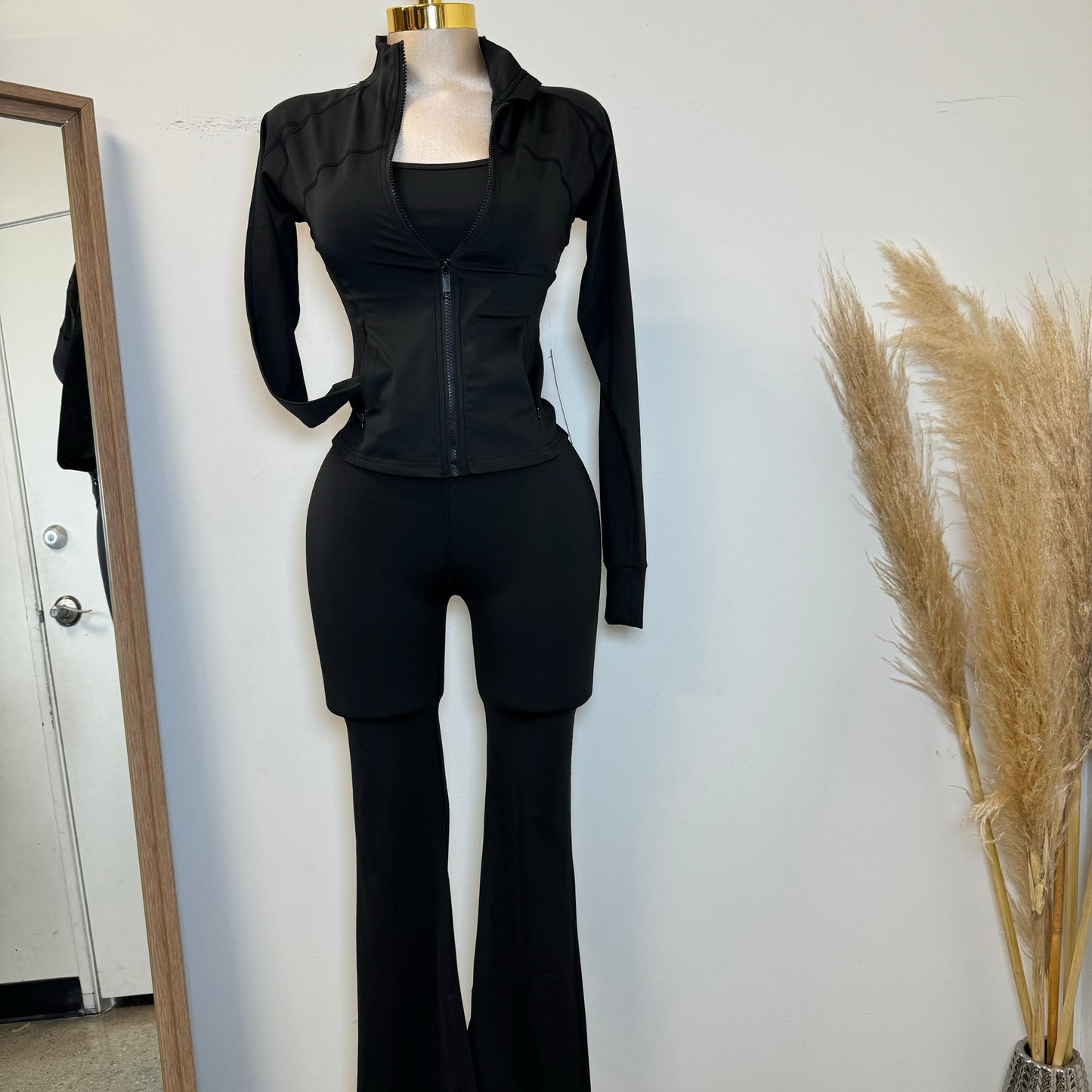 Ozia Jumpsuit with Jacket-Black