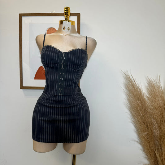Mob Two Piece Set-Navy