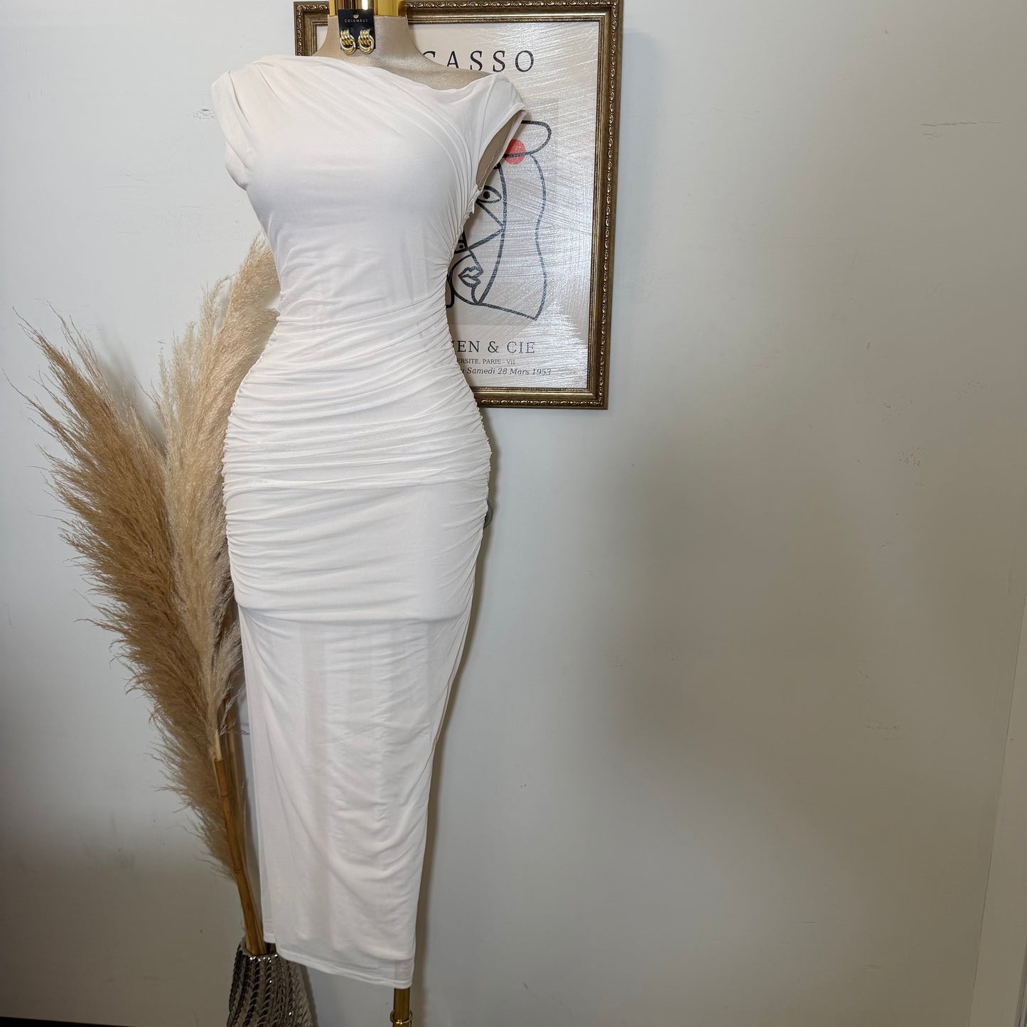 Luxi Dress-Ivory