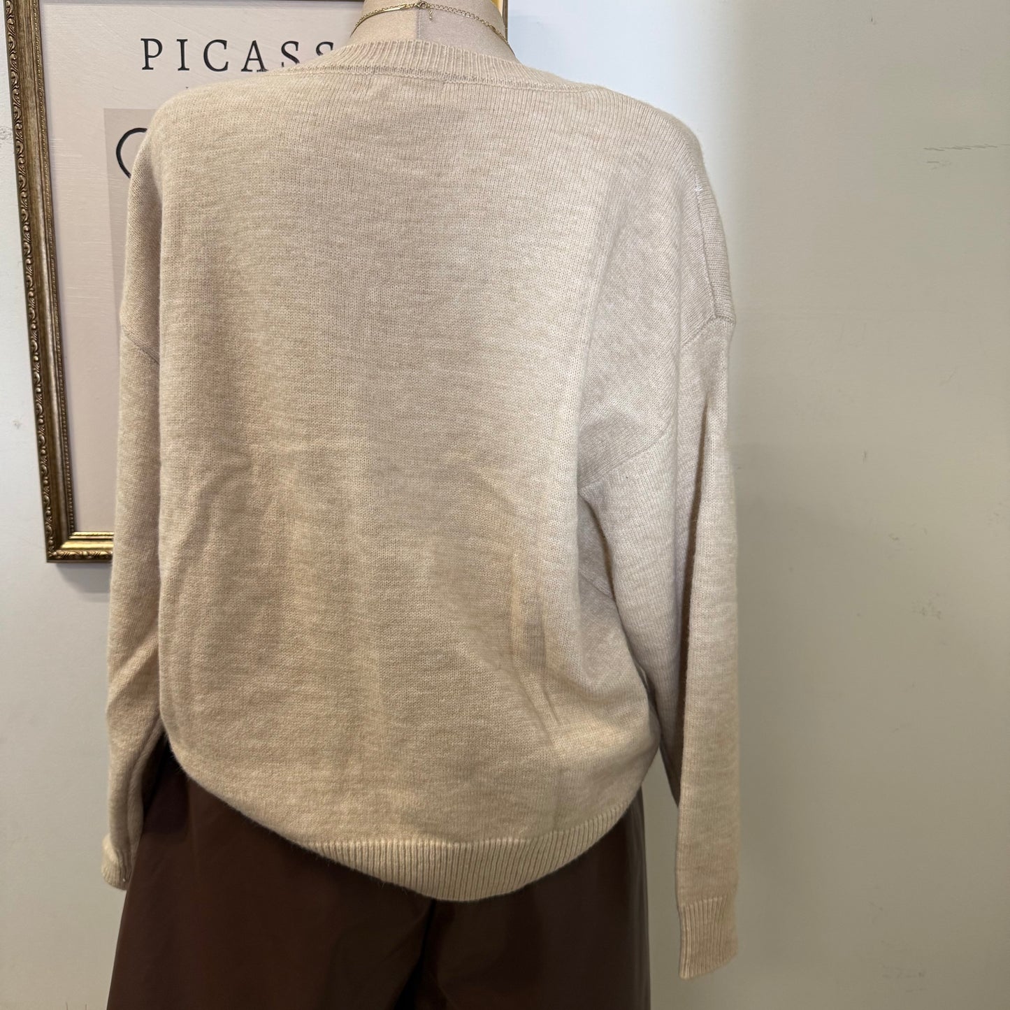 Bear Sweater PL -Taupe