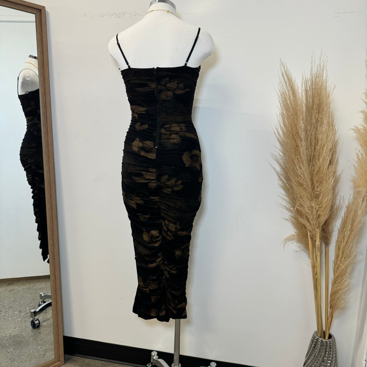 Kya Dress-Black/Gold