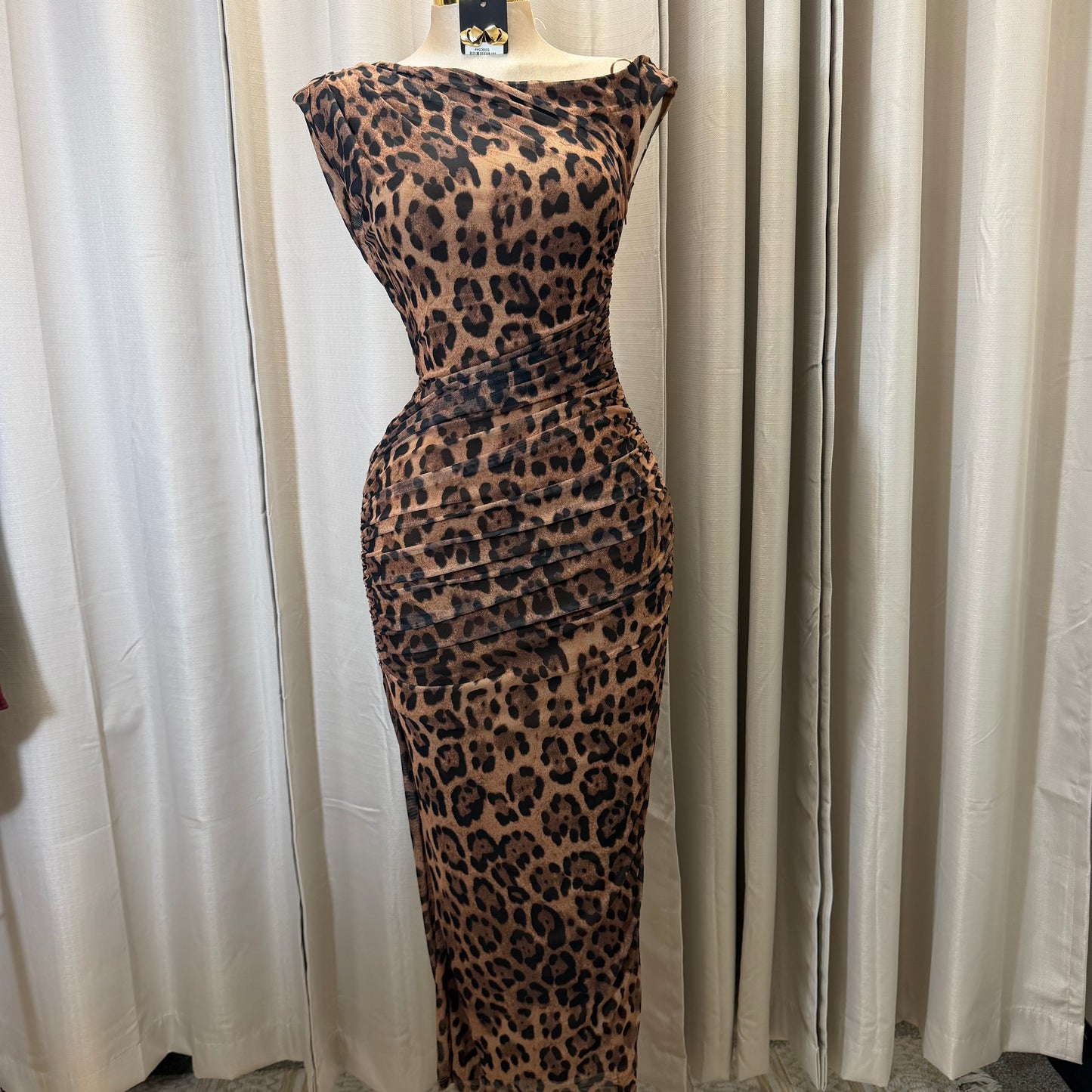 Luxi Dress-Leopard/Cheetah