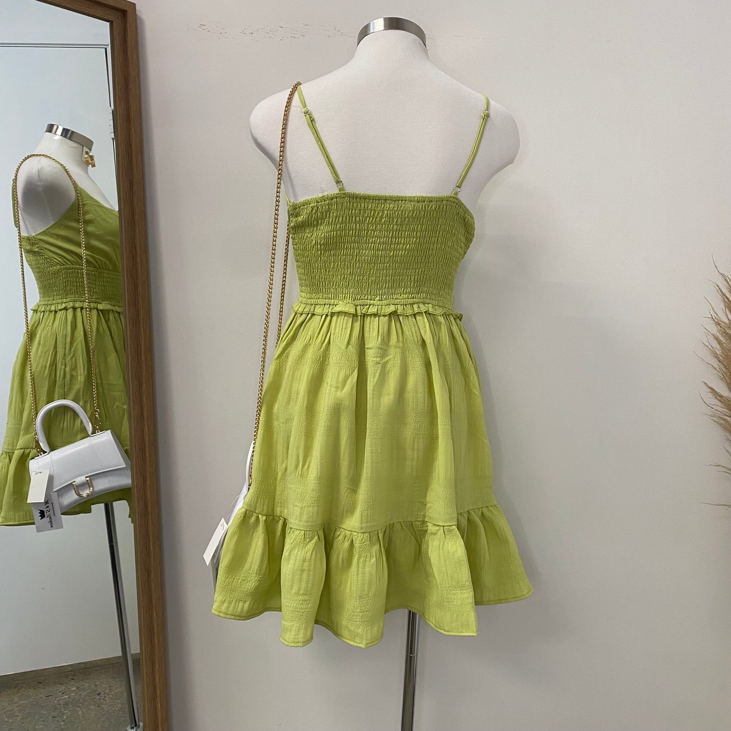 Amairany Dress-Lime Green