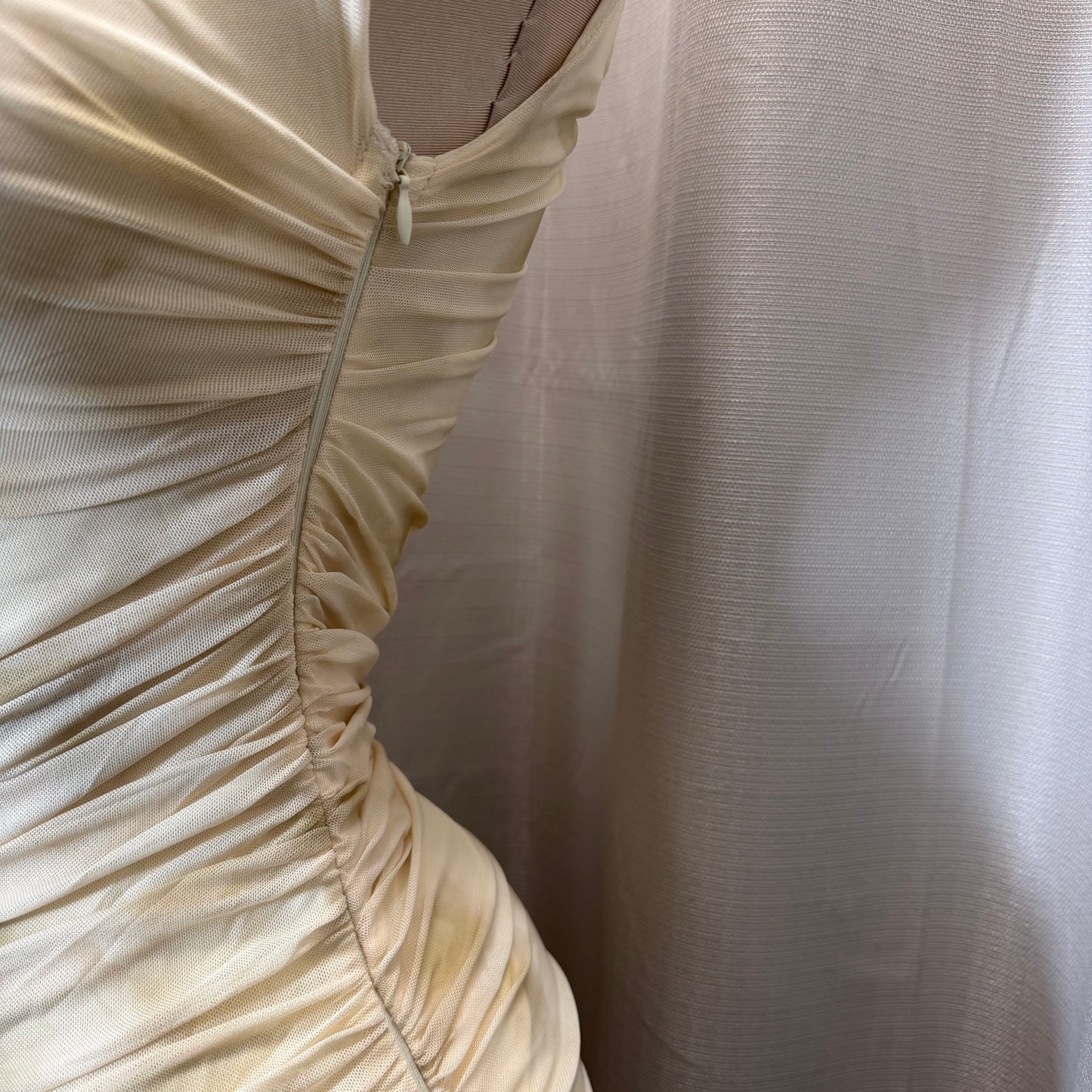 Luxi Dress-yellow/White