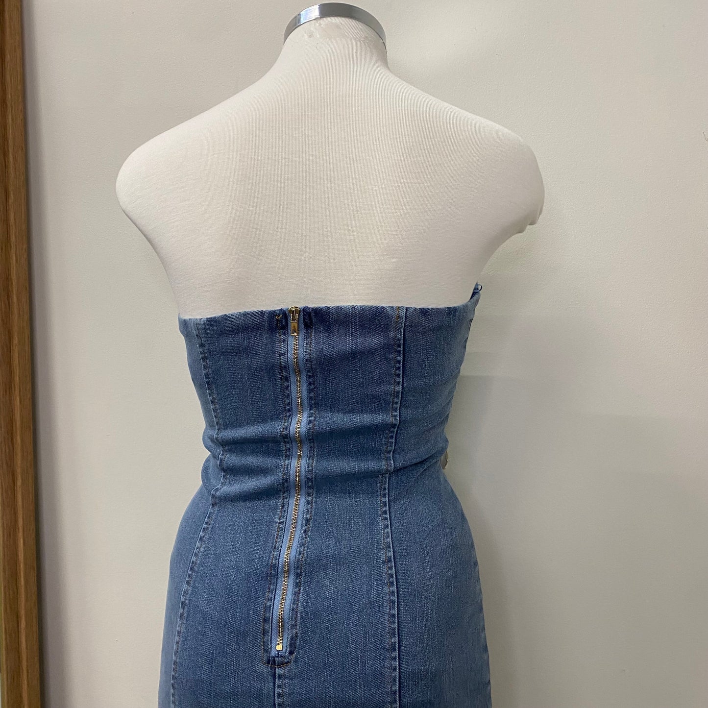 Luci Mini Dress-Denim