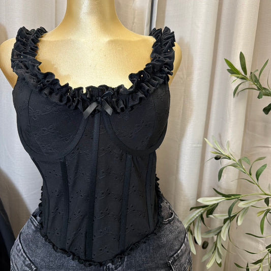 PL-Corset Top-Black
