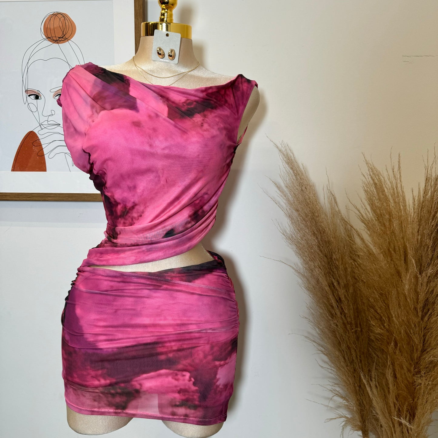 Lisset Dress-Light Pink