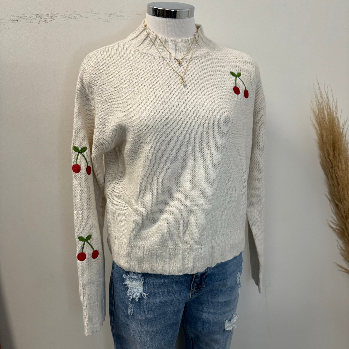 Cereza Sweater-Ivory