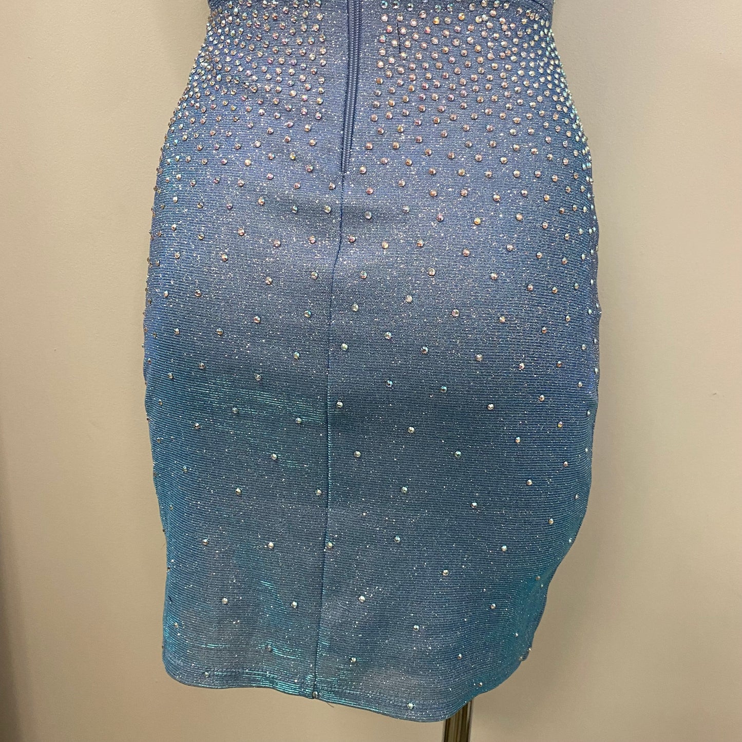 Diamante Dress- Blue