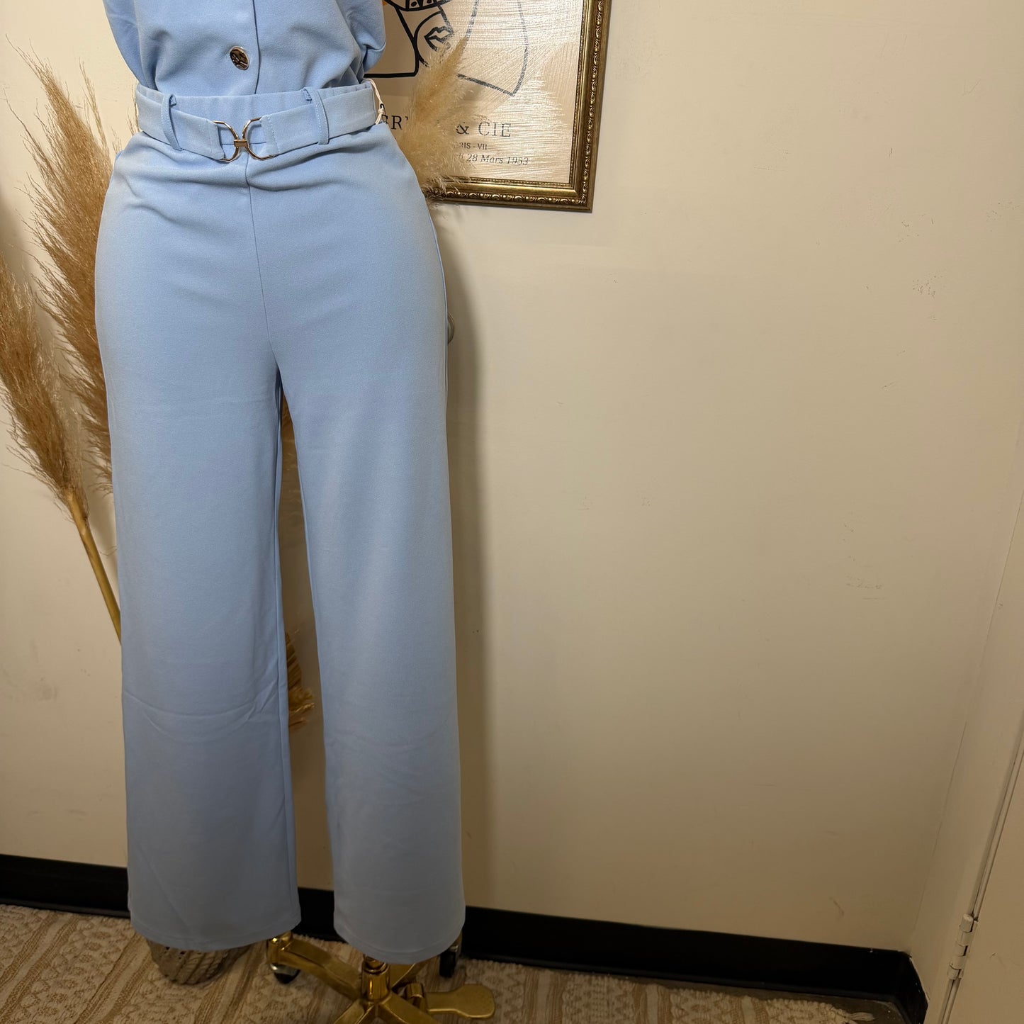 xio Pant set-Baby Blue