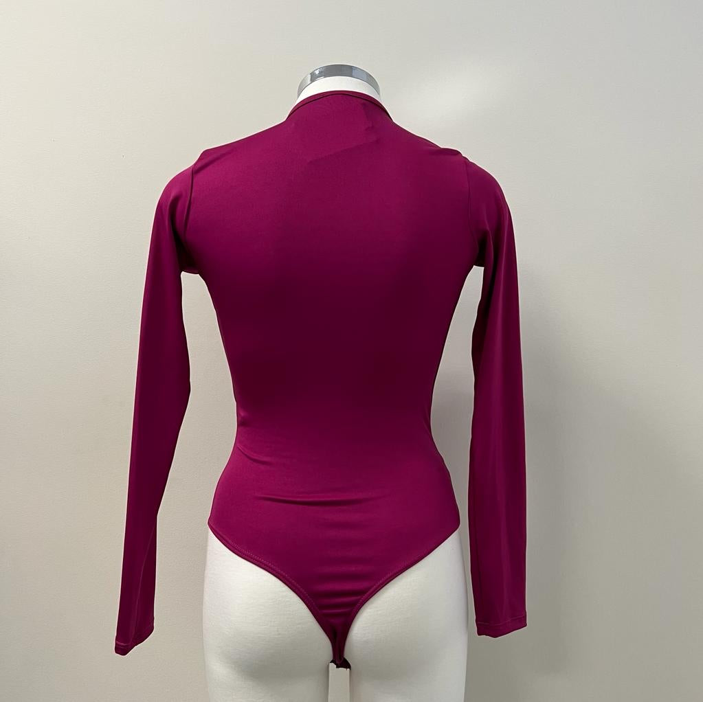 YVANA BODYSUIT-PLUM