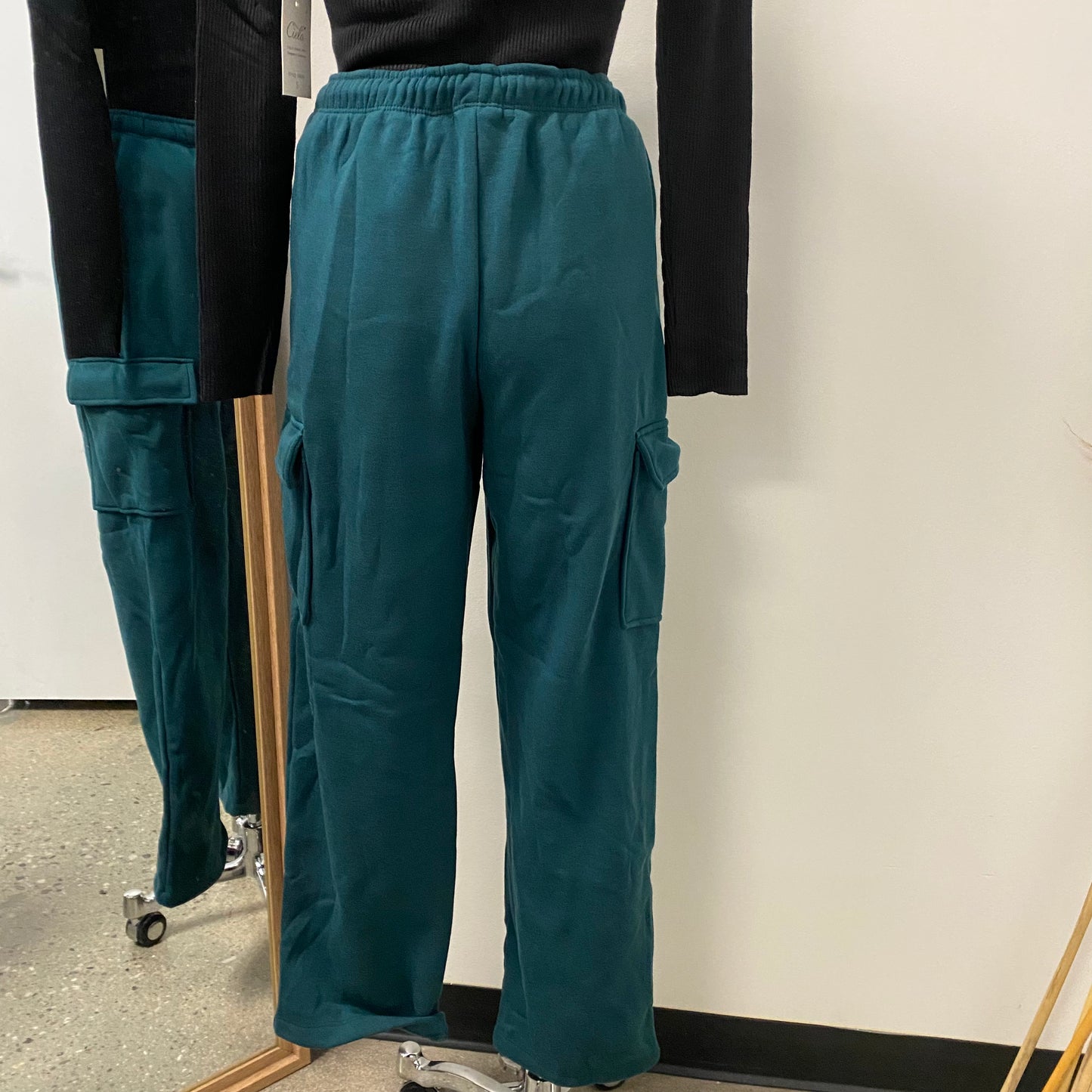 Cargo Sweats -Hunter Green