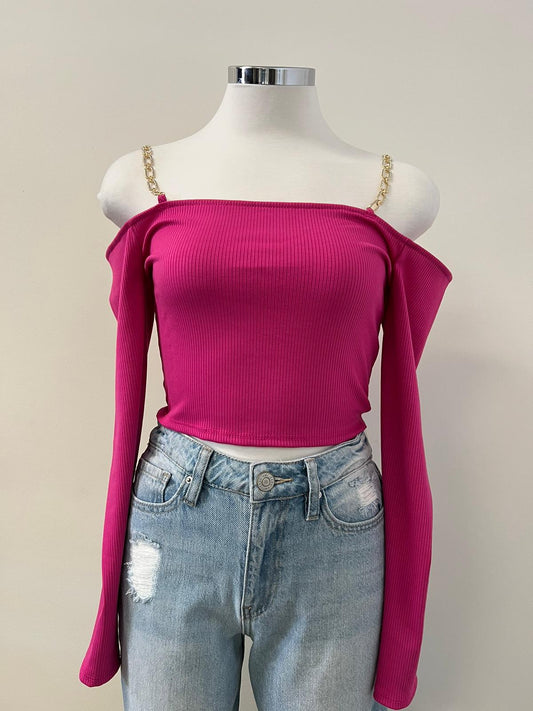 Camila Top-Fuchsia